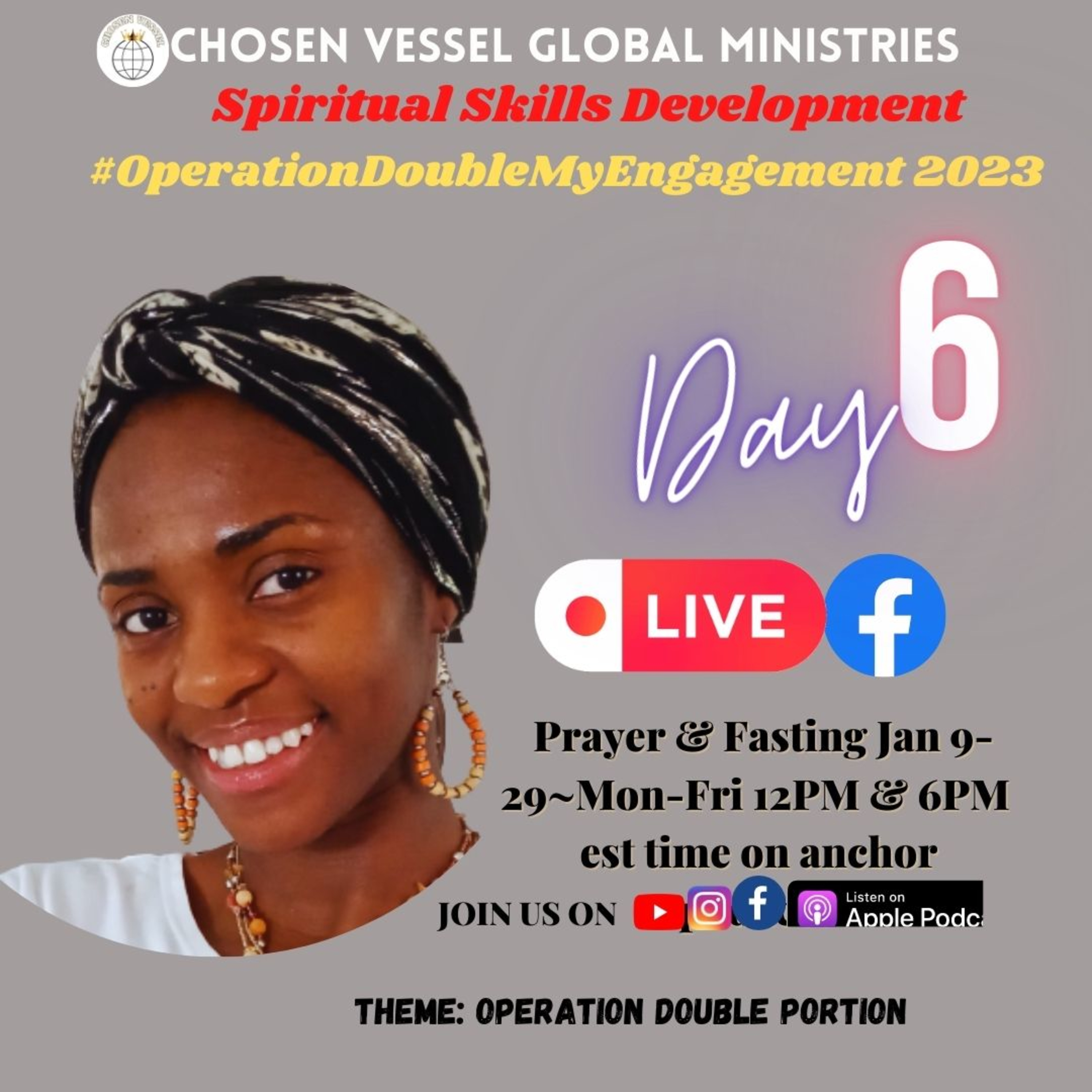 Operation Double Portion-Evening Prayer  episode artwork