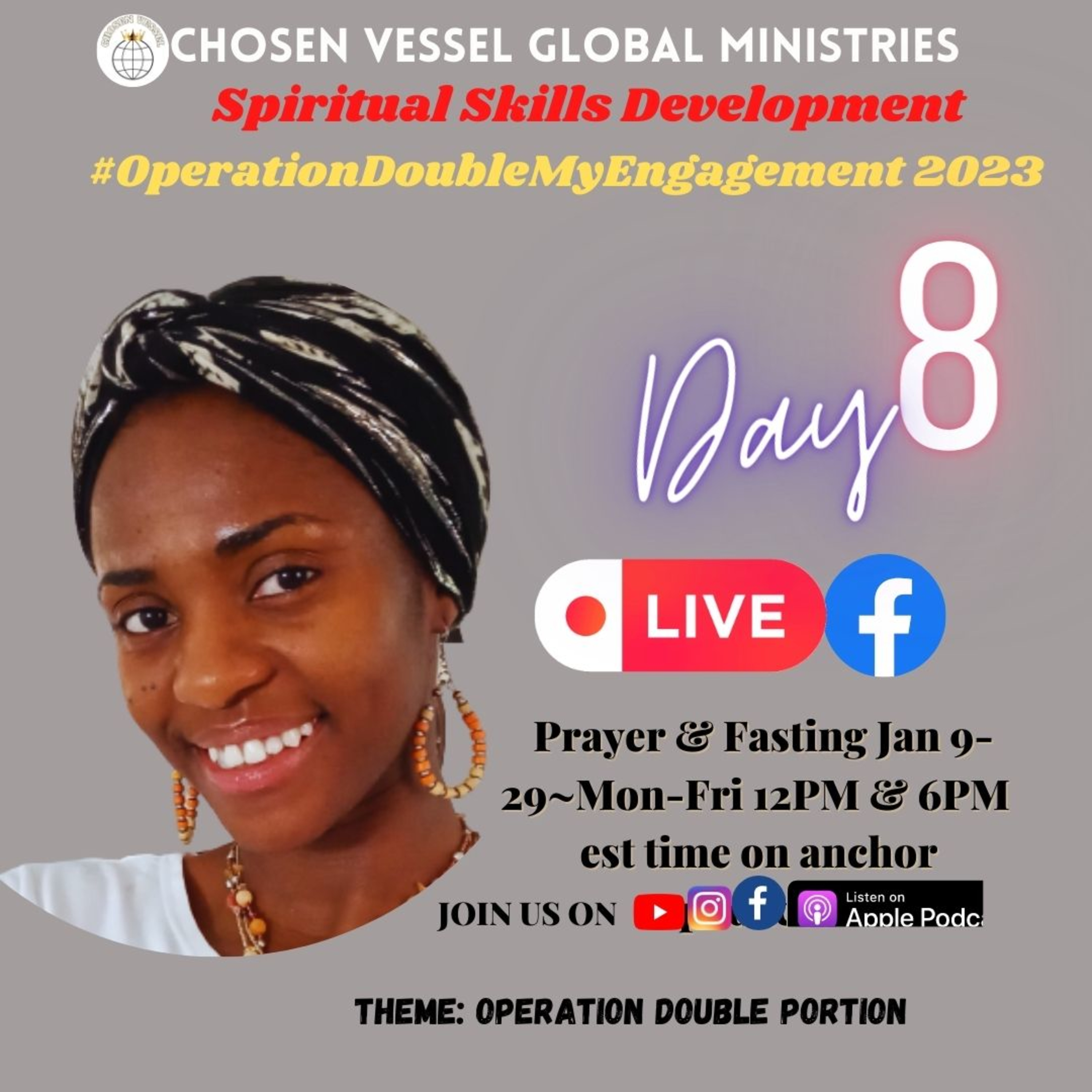 Operation Double Portion-Noon Prayer  episode artwork