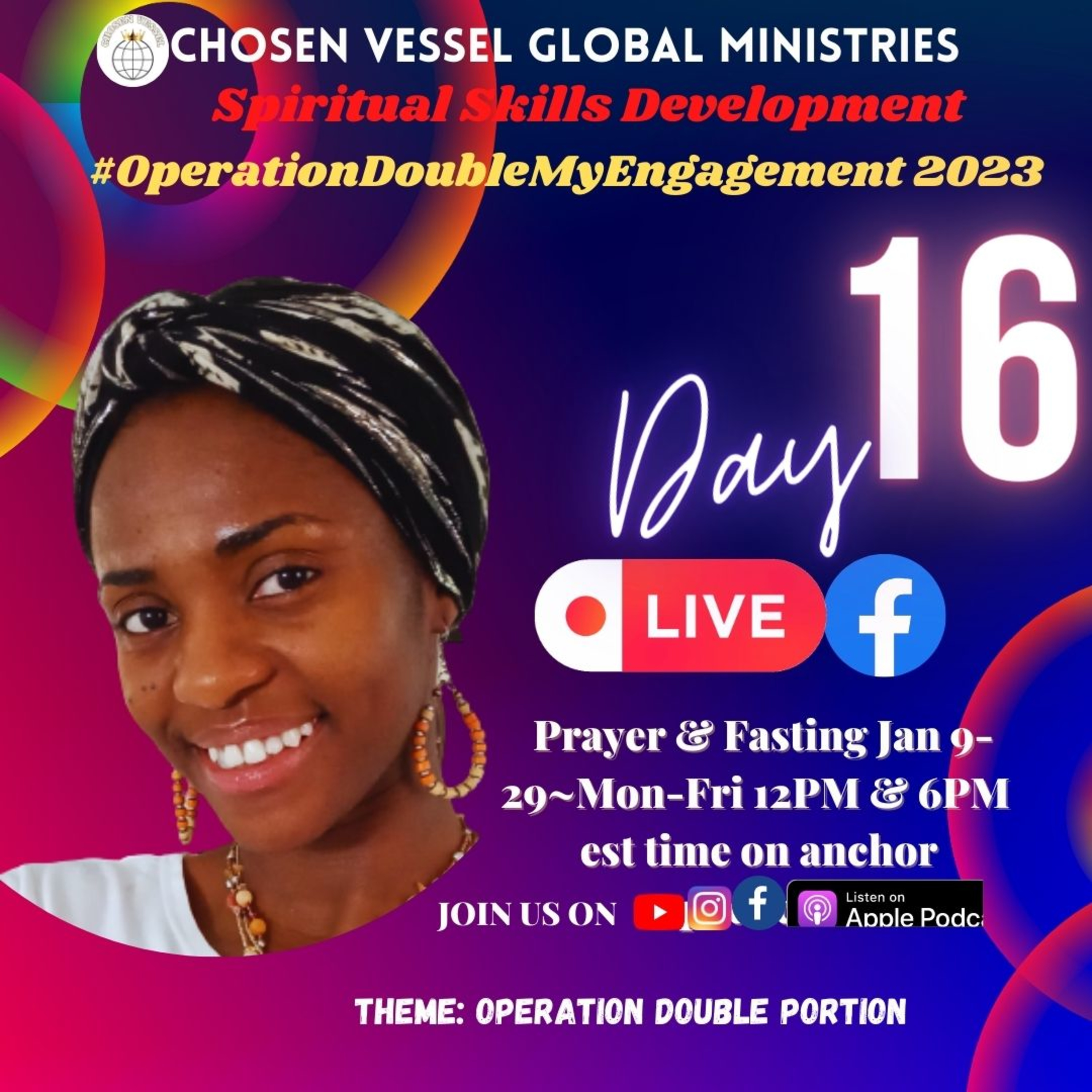 Operation Double Portion-Noon Prayer & Evening Prayer 