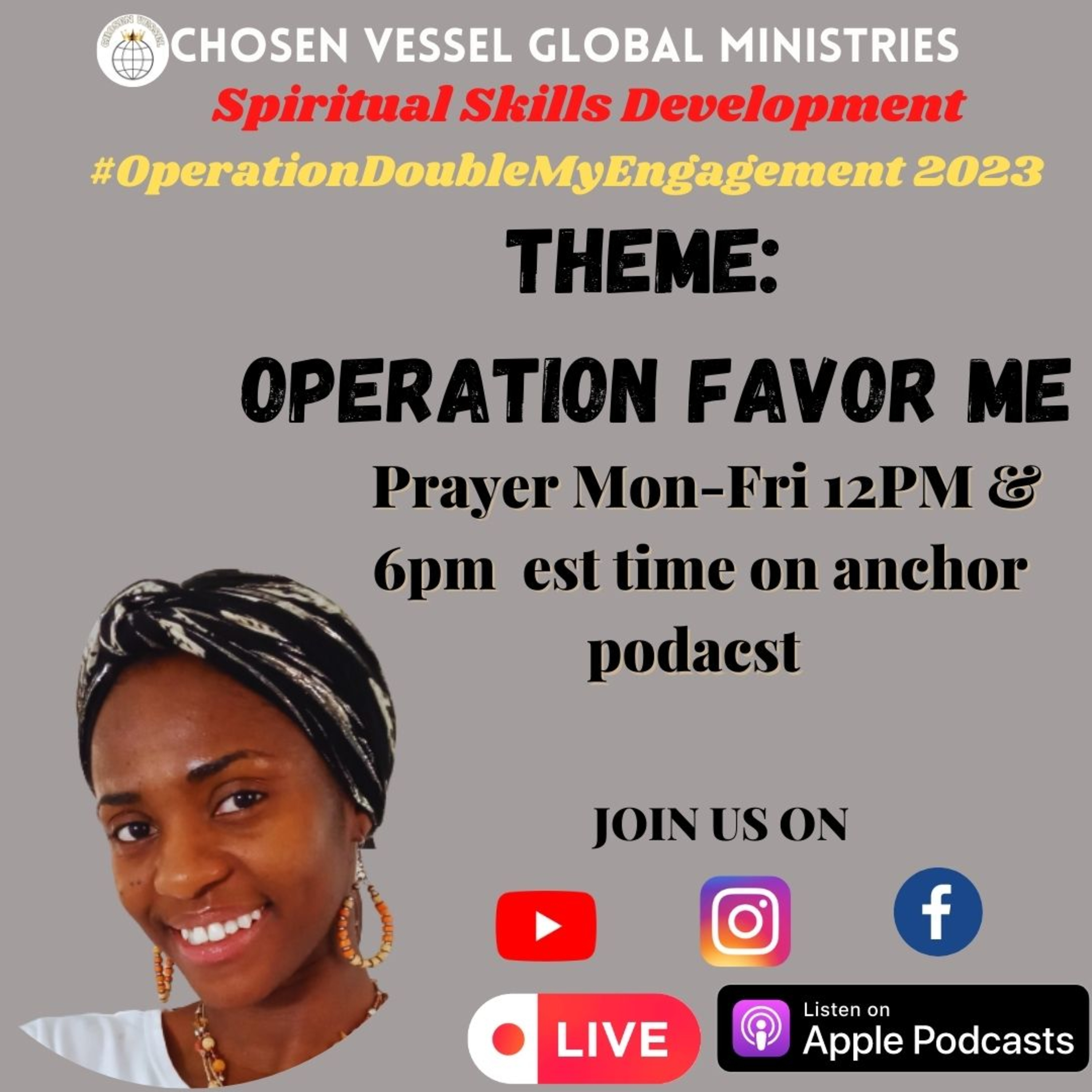 Operation Favor Me Noon Prayer  episode artwork