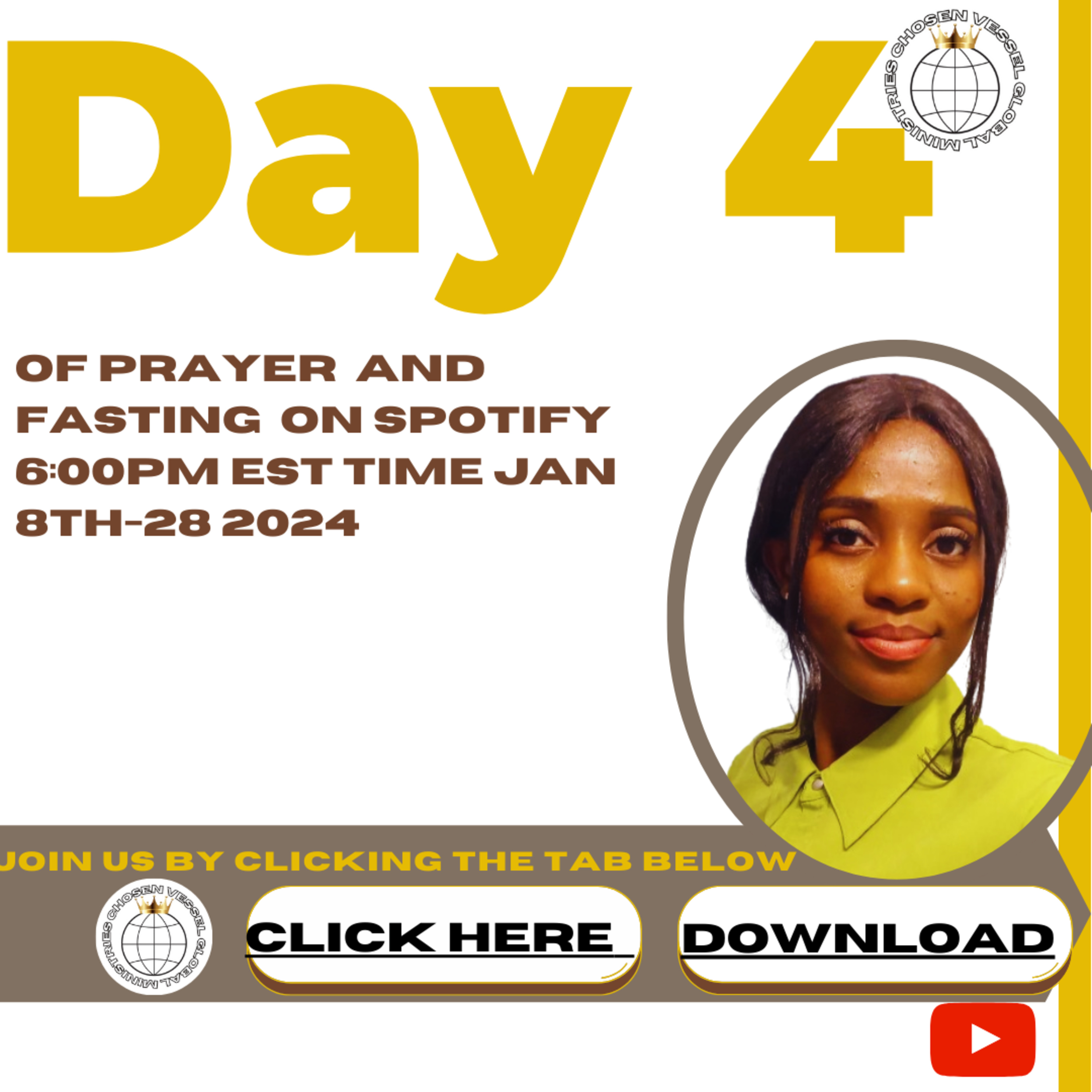January 2024 Day 4 of the 21 days of prayer and fasting episode artwork