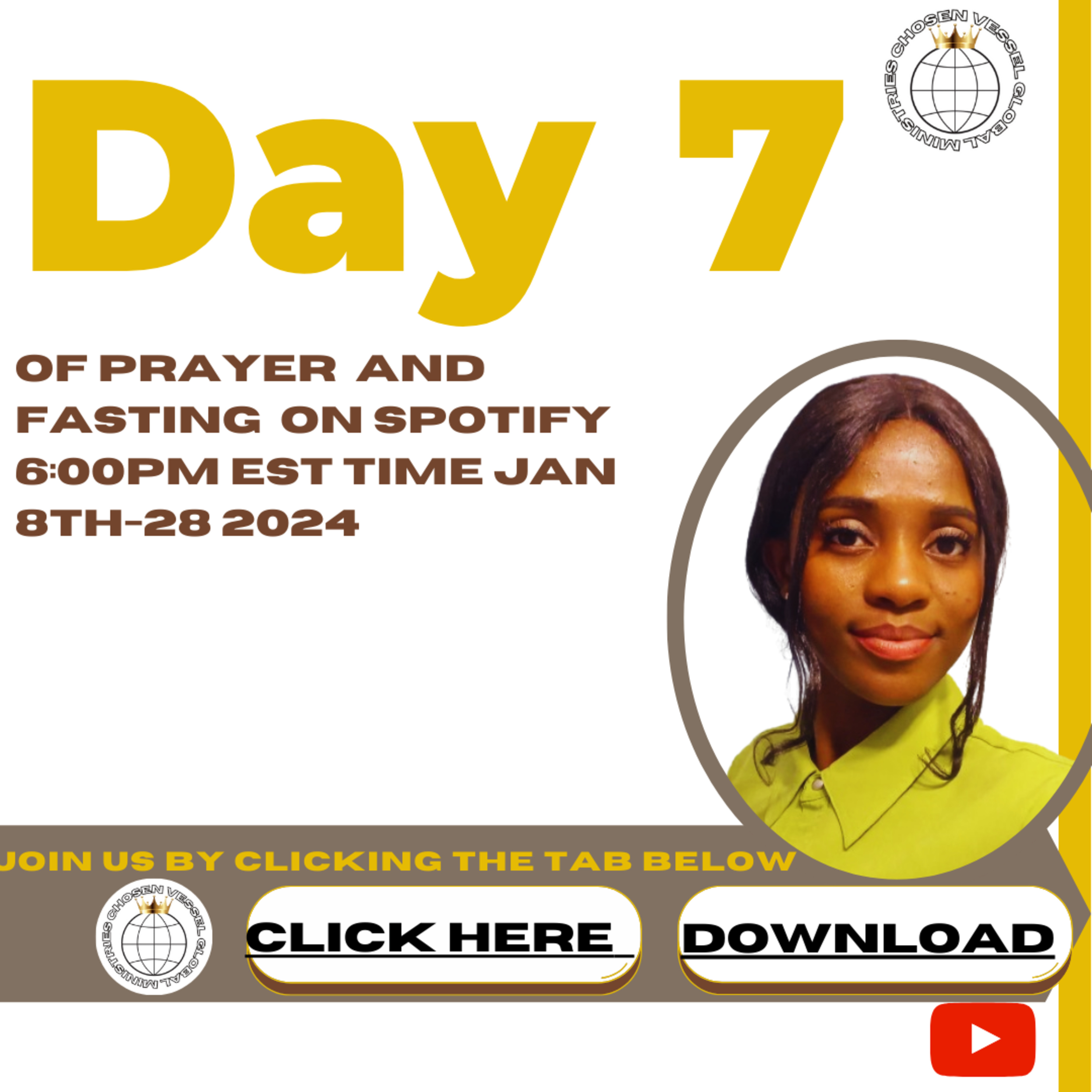 January 2024 Day 7 of 21 days of prayer and fasting  episode artwork