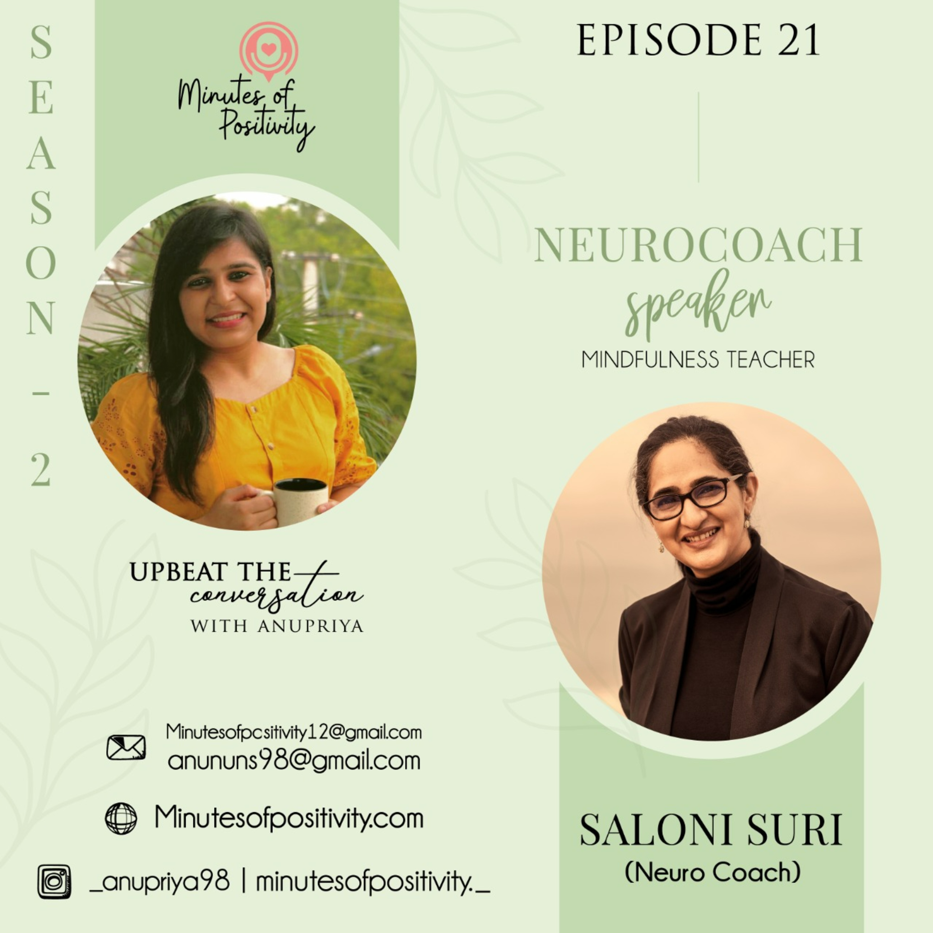 Upbeat the Conversation with Anupriya