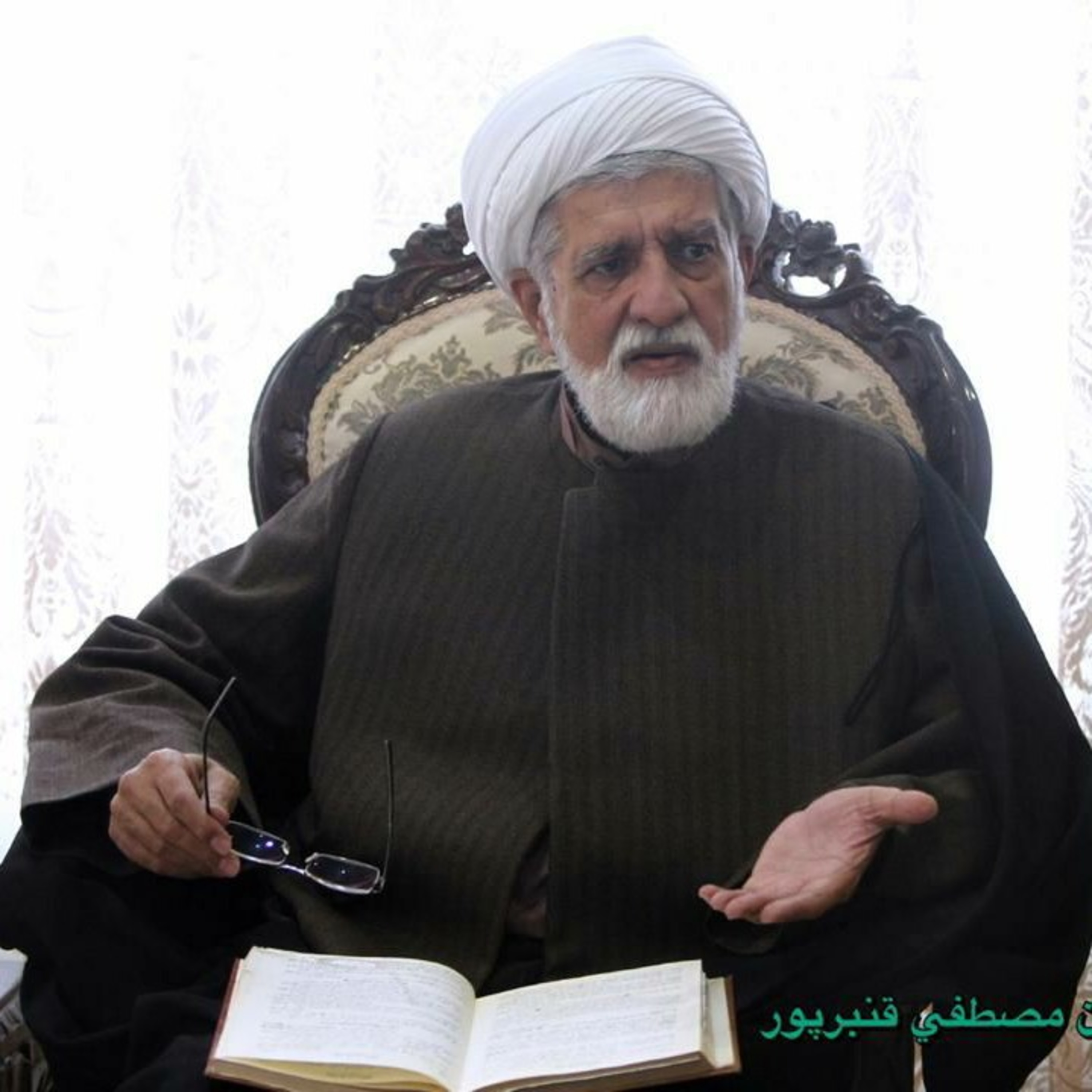 کاور سخنرانی حجت الاسلام و المسلمین مصطفی قنبرپور با موضوع خطبه حضرت زینب س در استودیو موزیک قنبرپور