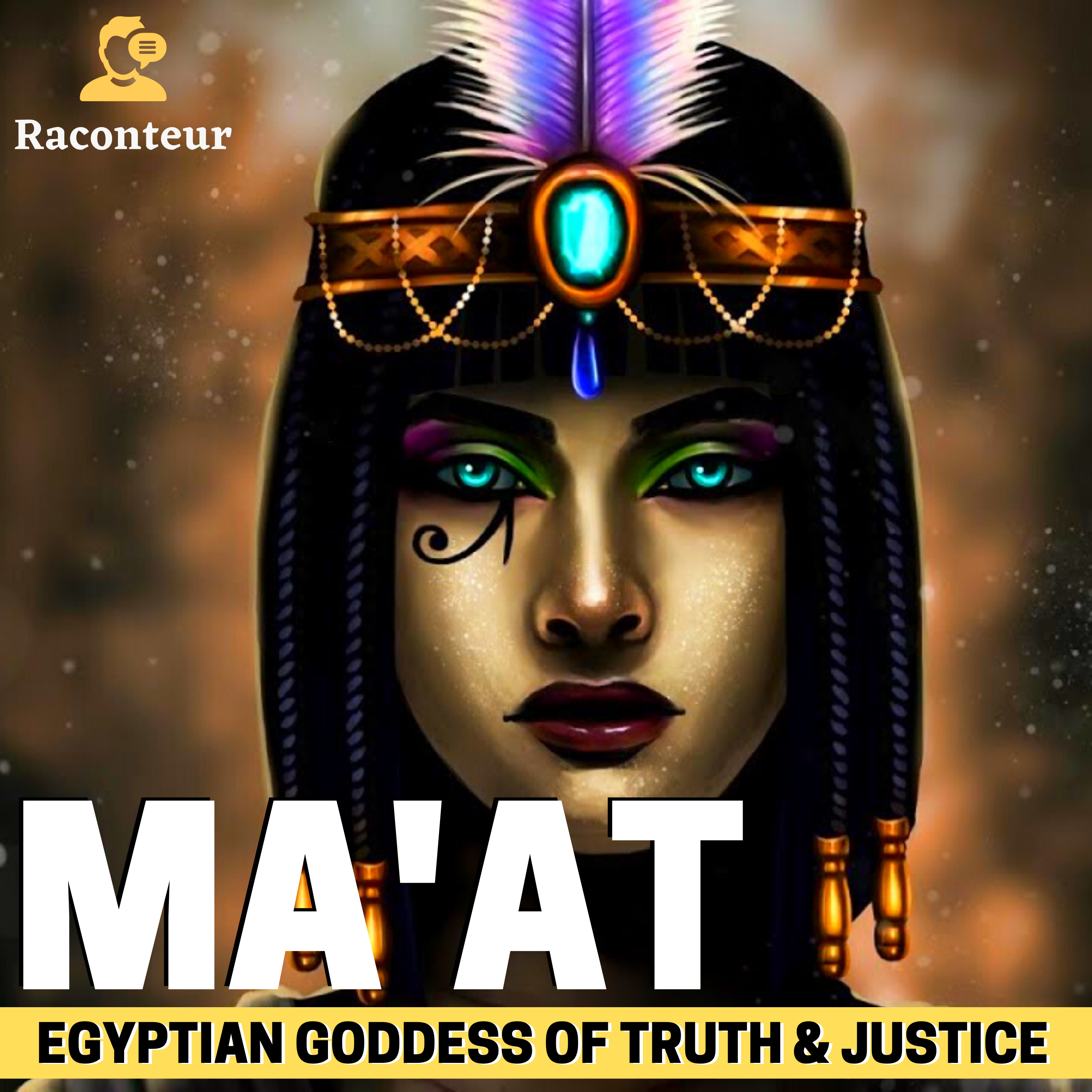 Ma'at Goddess of Truth & Justice from Egyptian Mythology. Great Stories from History & Mythology