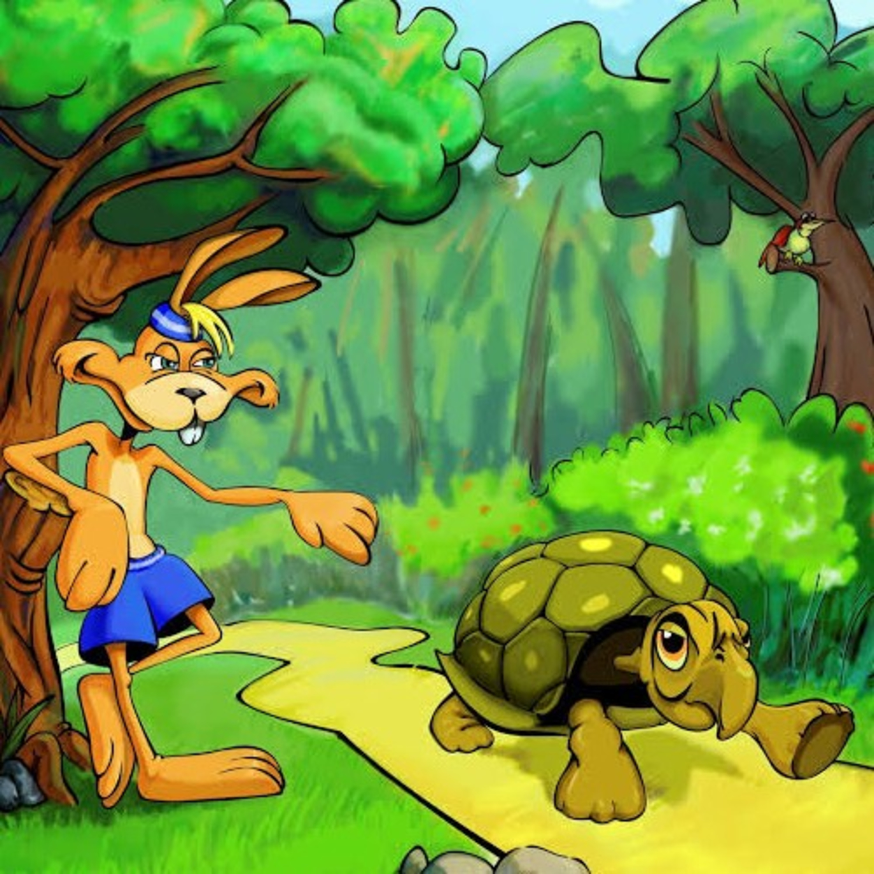 LA LIEBRE Y LA TORTUGA