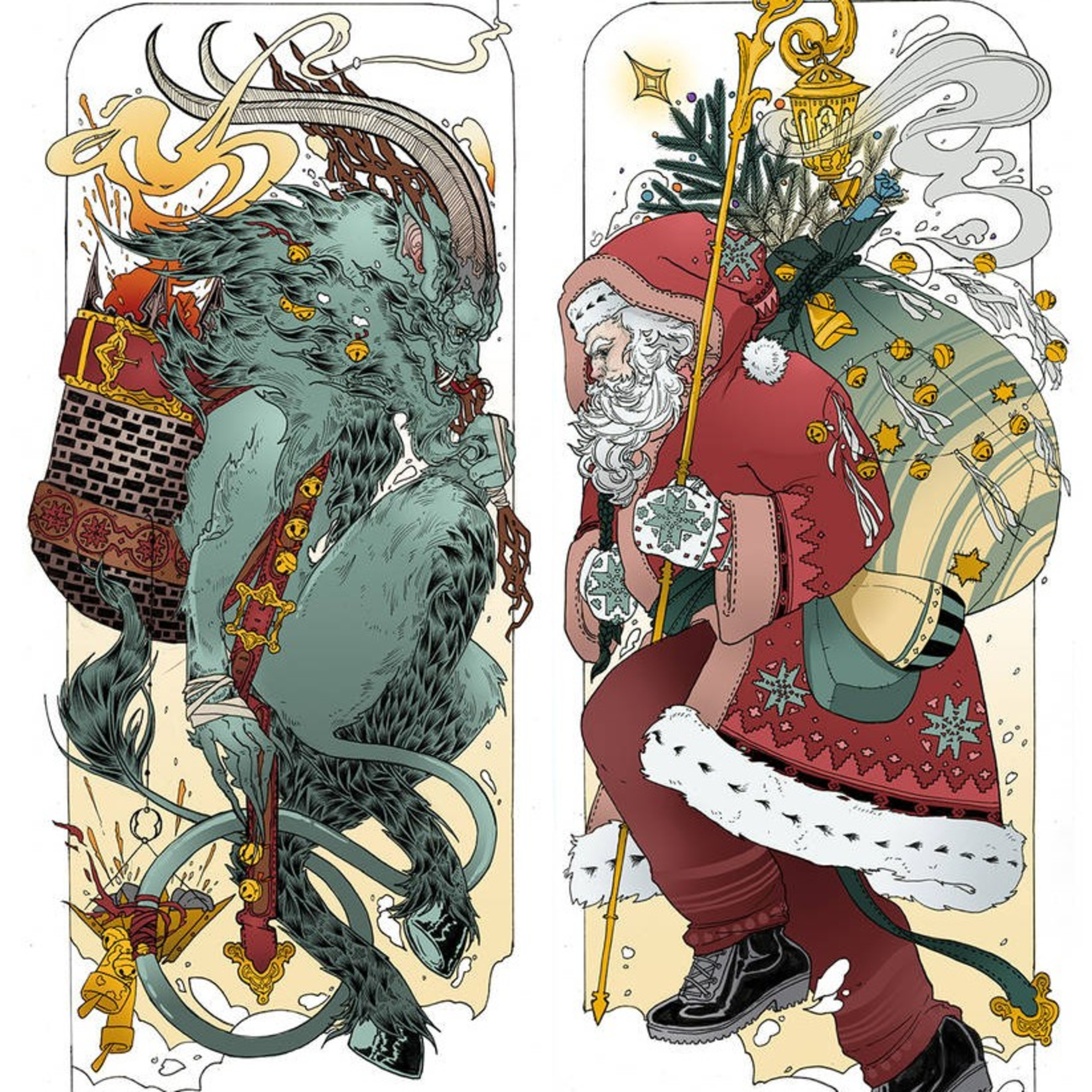 Krampus, Santa Claus is Molech, Elves, Krampusnacht, and Christmas are Satanic Babylonian Bullshit