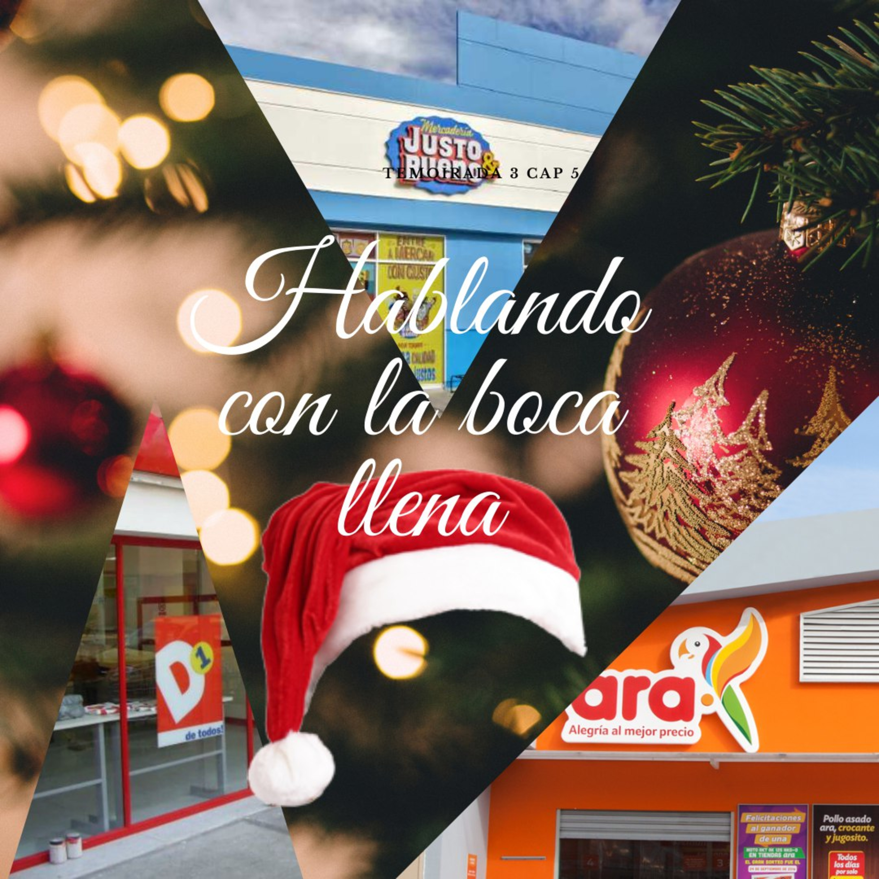 Hablando con la boca llena.