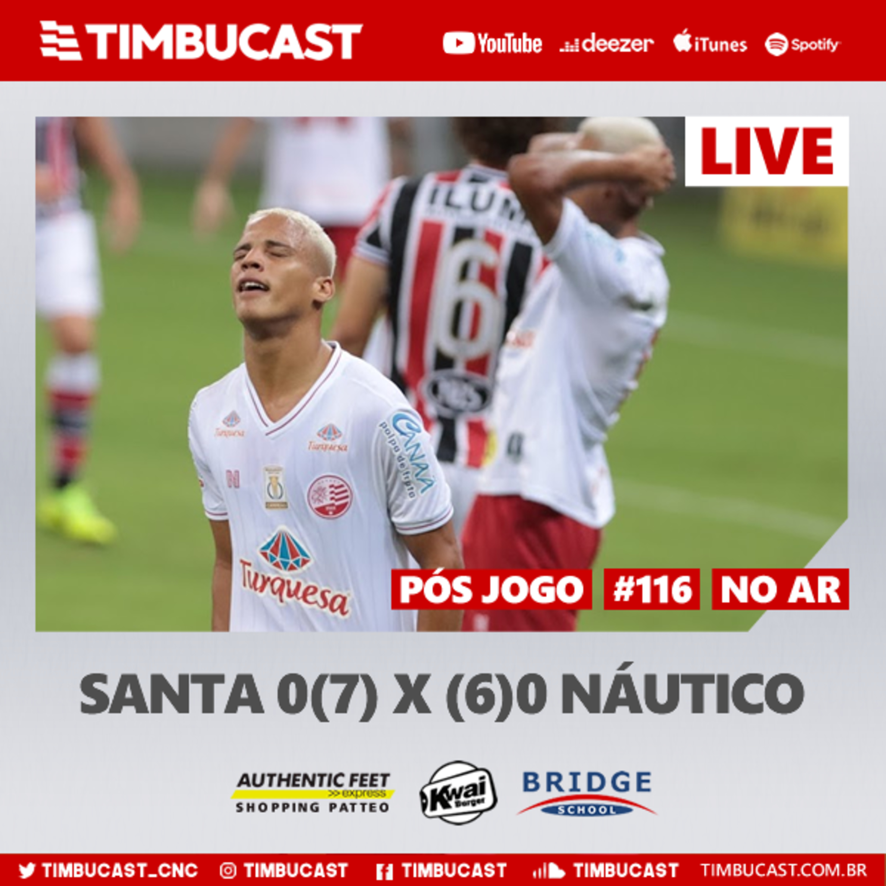 #116 - Pós Jogo - Santa Cruz 0 (7)x(6) 0 Náutico episode artwork