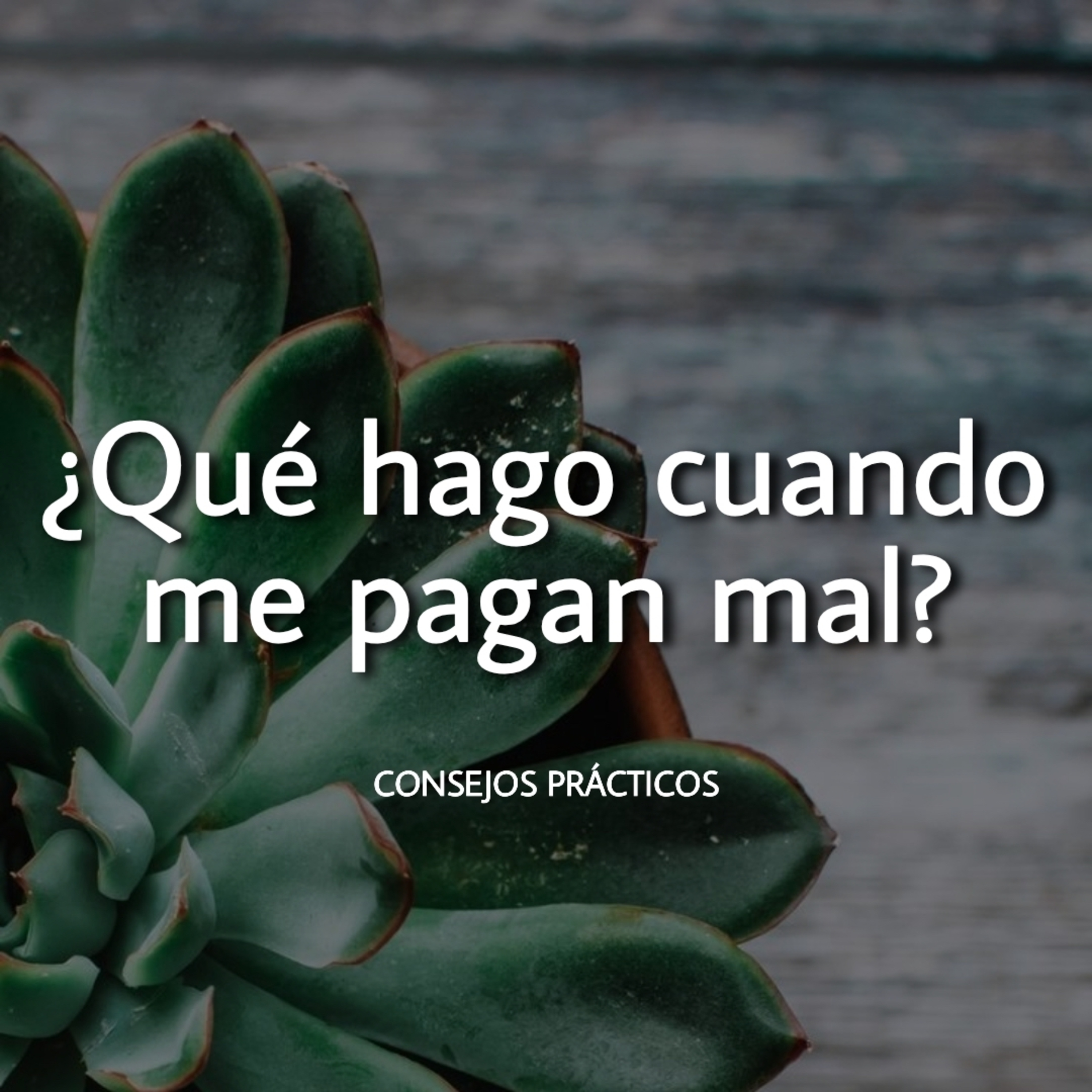 ¿Qué hago cuando me pagan mal? episode artwork