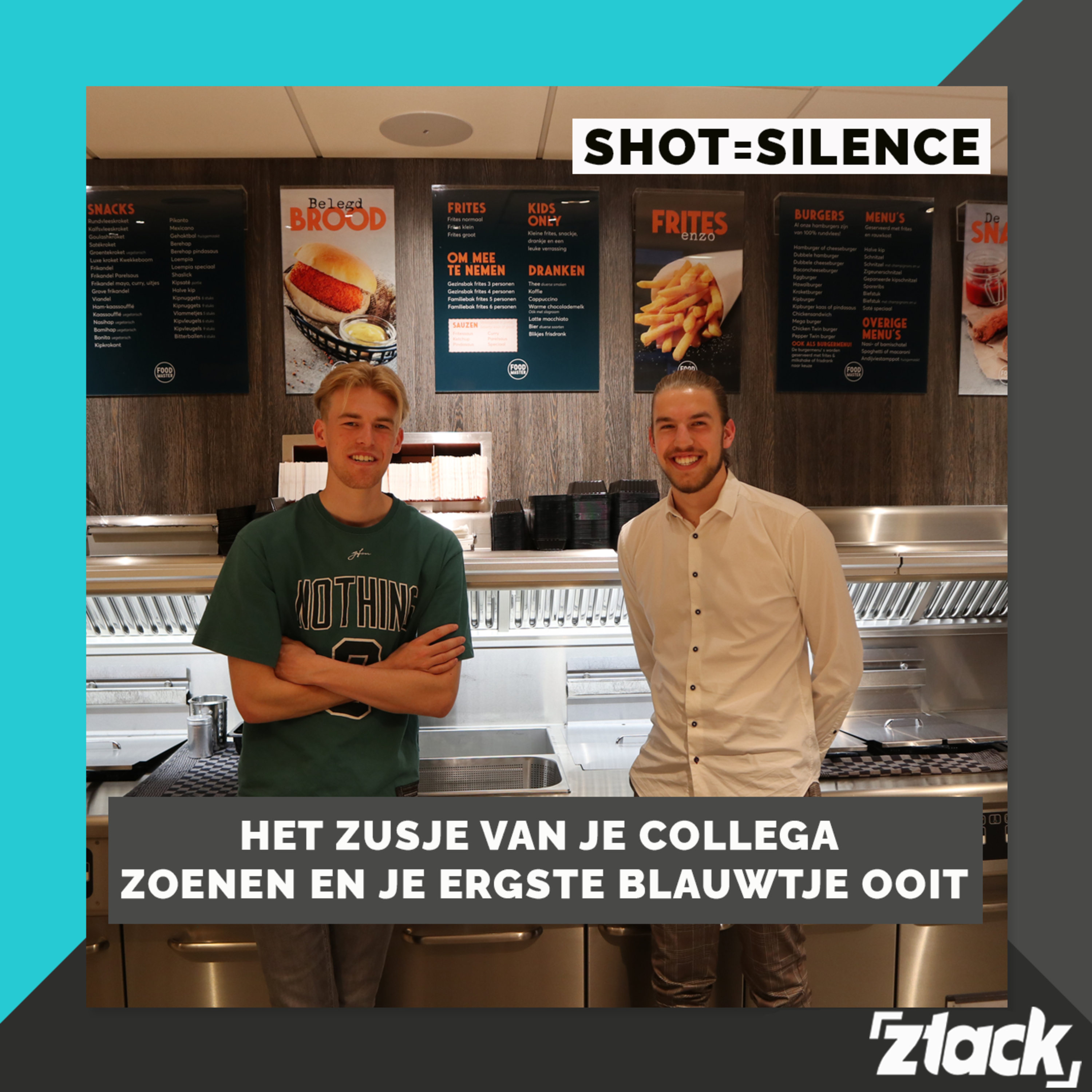 Shot=Silence | Het zusje van je collega zoenen en je ergste blauwtje ooit | Daan & Finn episode artwork