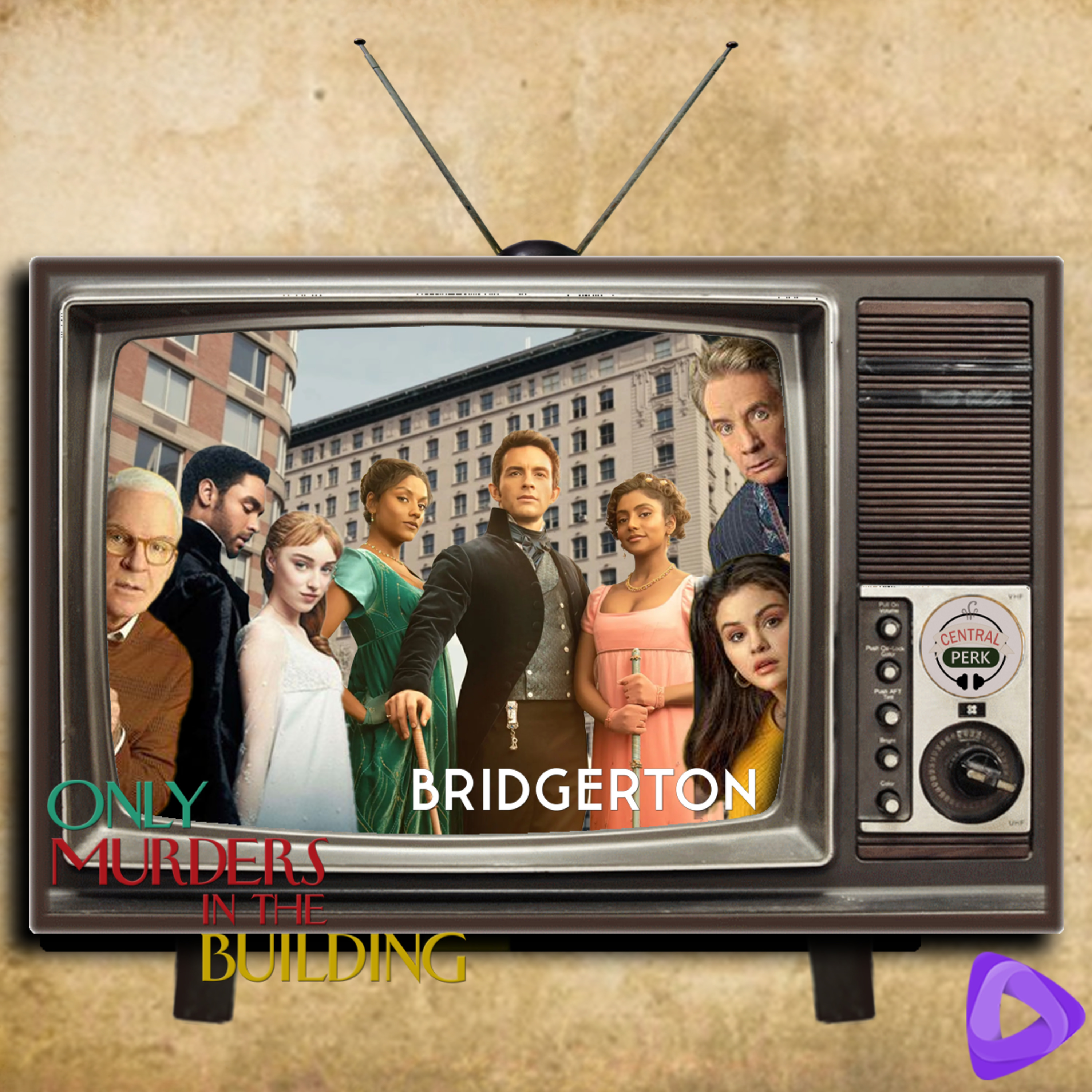 S5E3 - Bridgerton + Only murders in the building episode artwork
