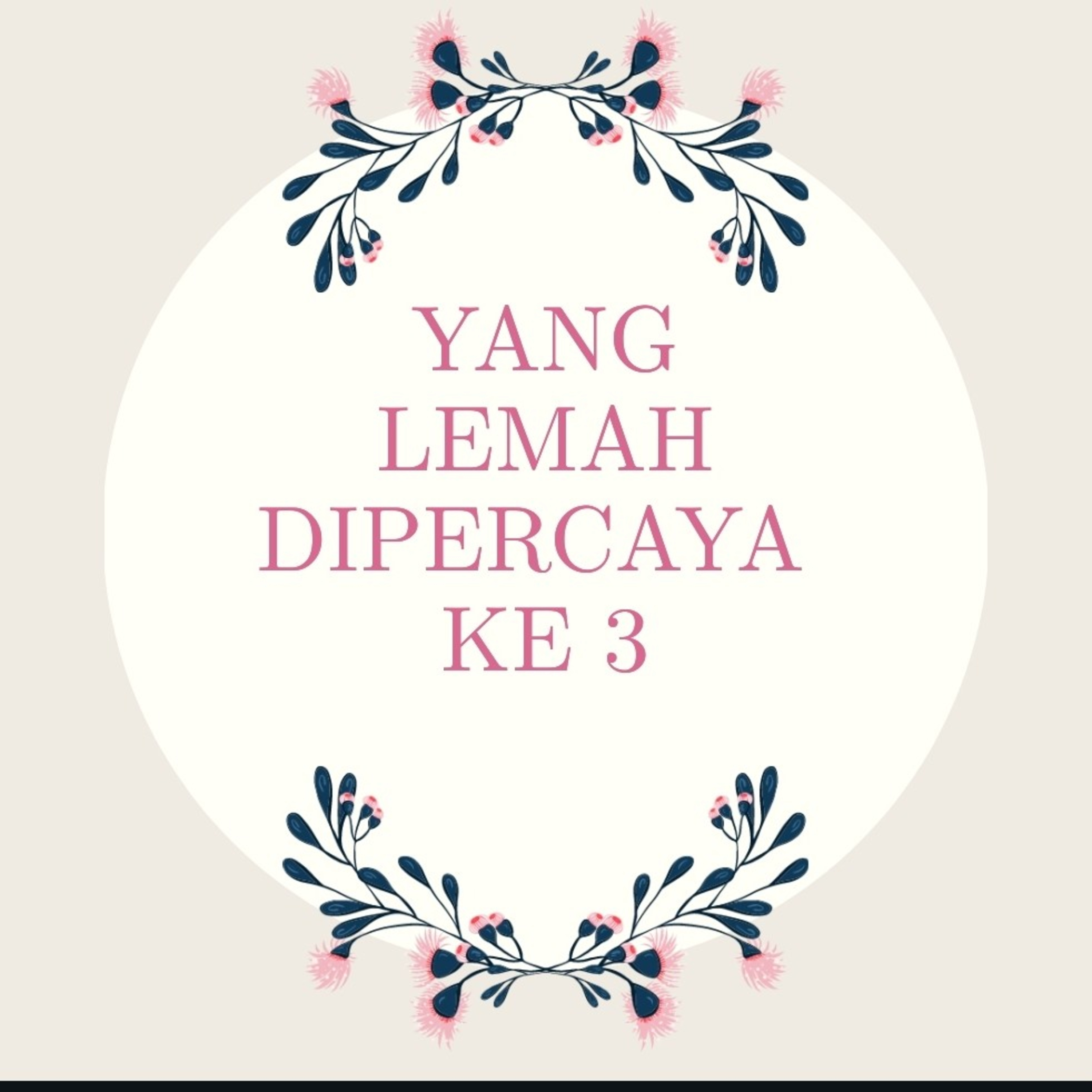 Renungan Yang lemah dipercaya ke 3 Oleh Pdt Jowel Zakaria episode artwork