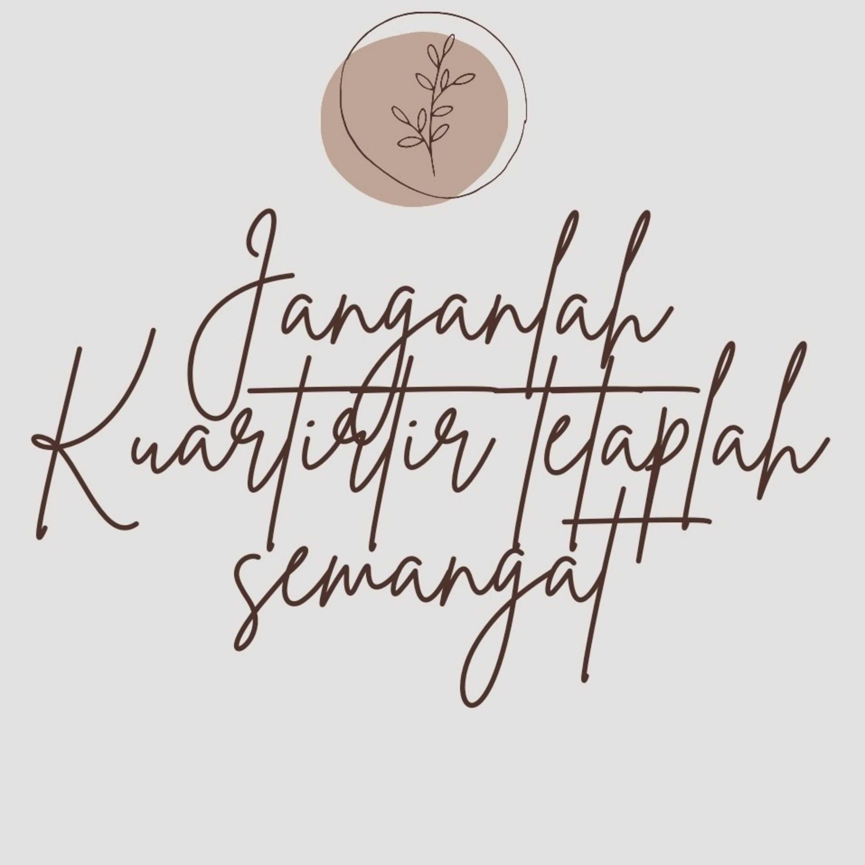 Renungan - Janganlah kuatir tetaplah semangat Oleh Pdt. Samuel Sr episode artwork
