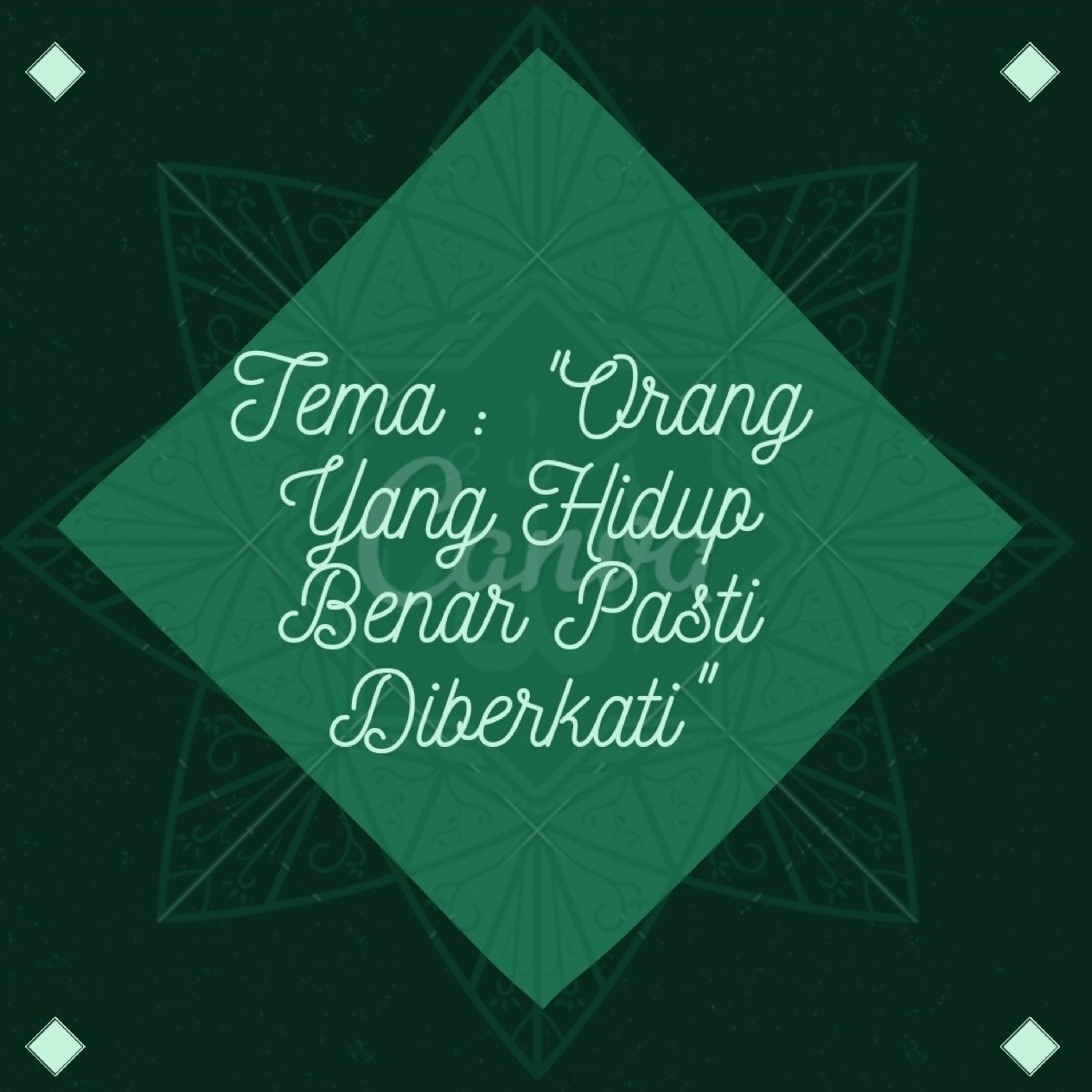 Renungan Tema : "Orang Yang Hidup Benar Pasti Diberkati" Oleh Ps. Samuel Sr episode artwork