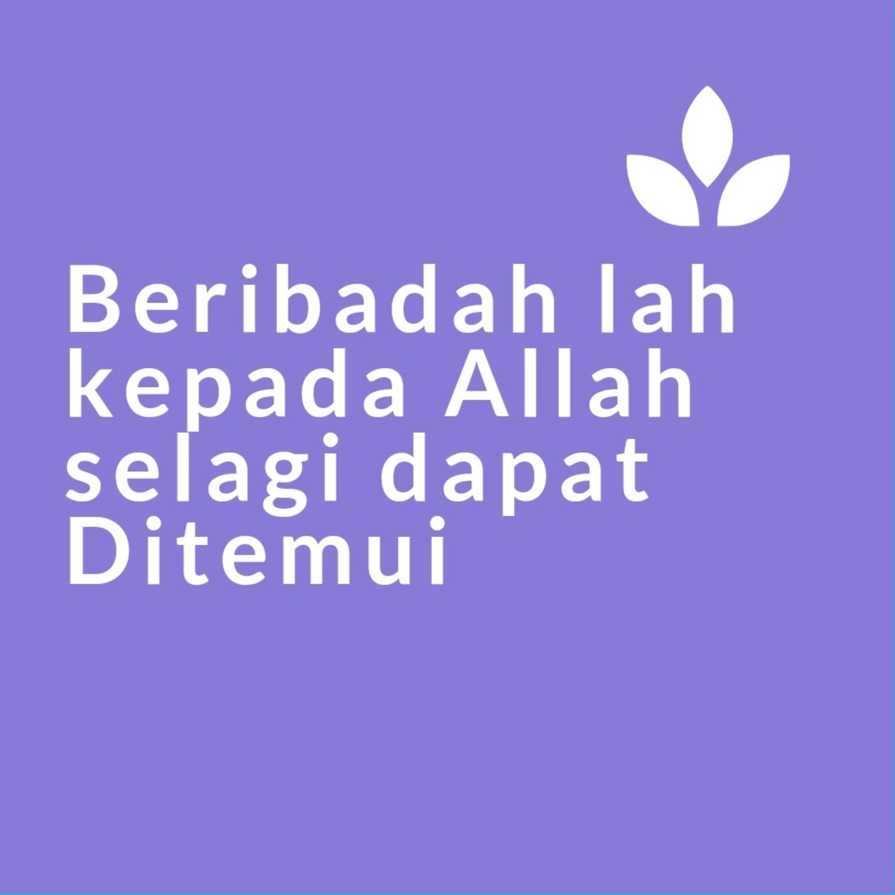 Renungan Beribadah hlah kepada Allah selagi dapat ditemui oleh Ps. Michael episode artwork