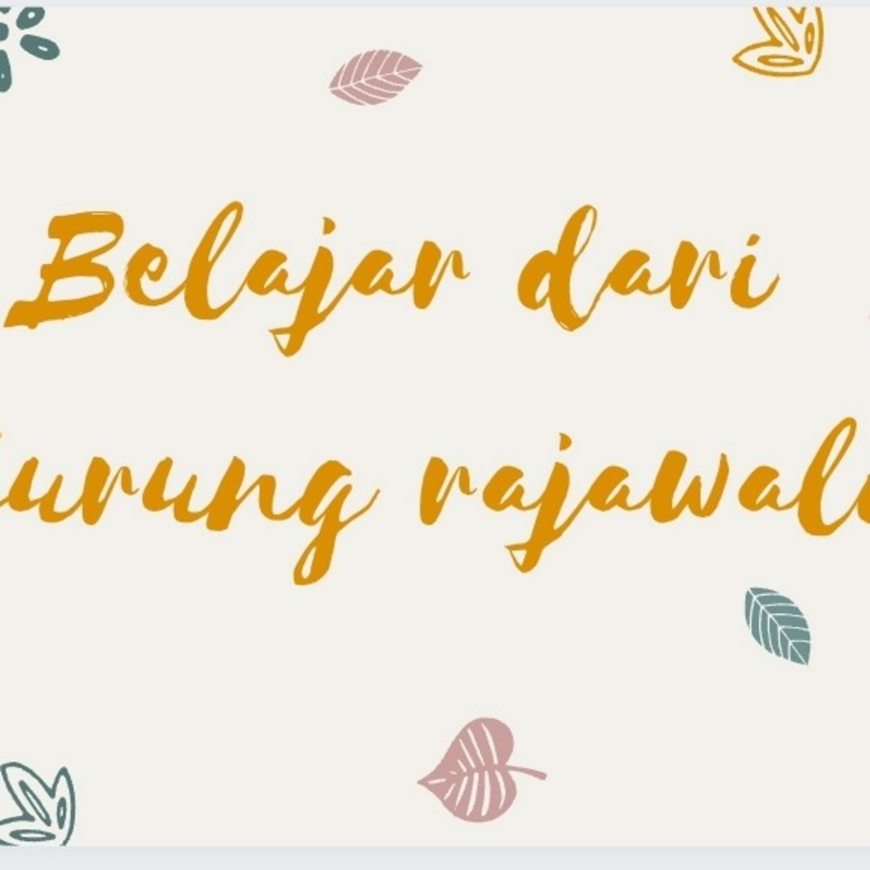 Renungan Tema "Belajar Dari Burung Rajawali (bagian 1) By Ps. Samuel episode artwork