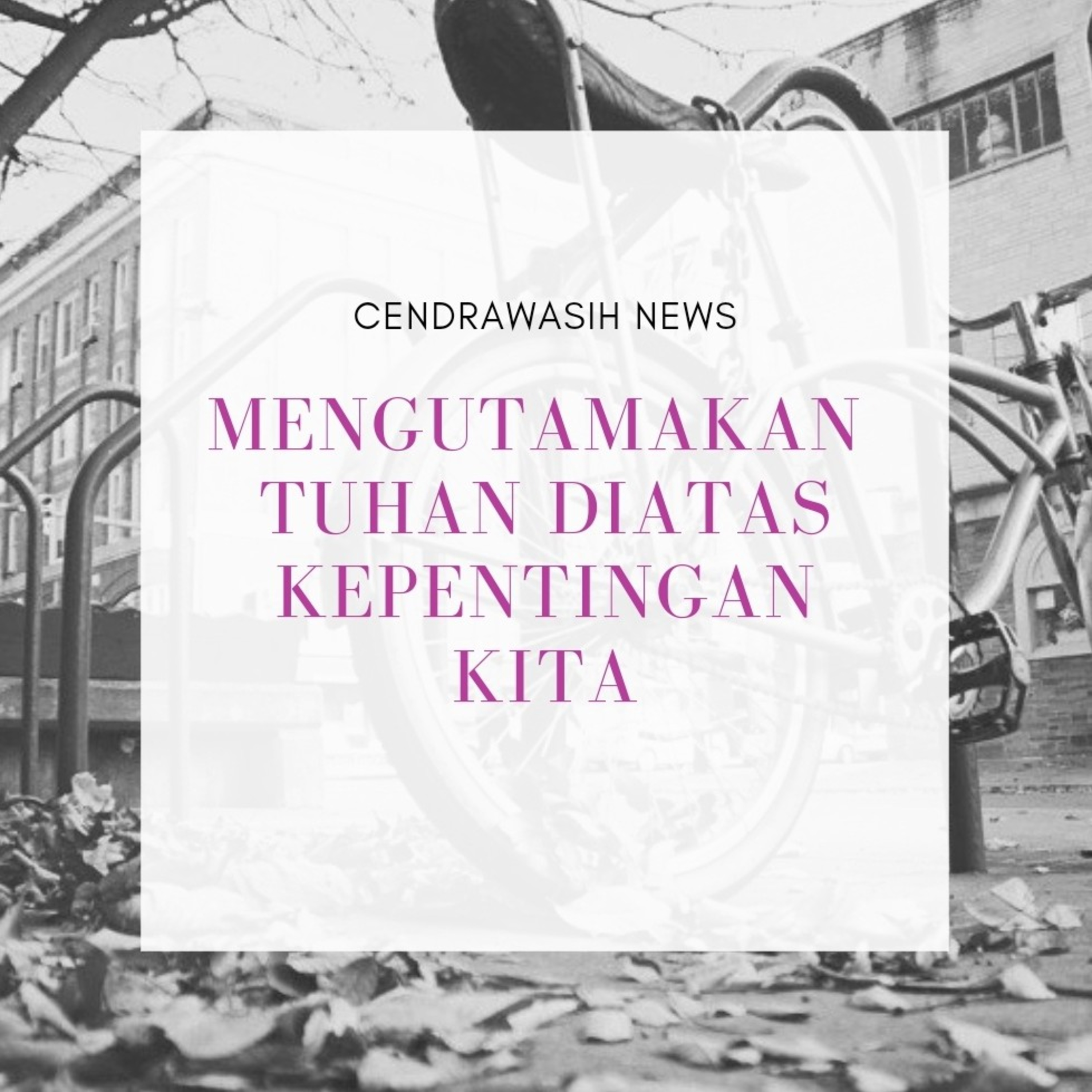 Renungan Mengutamakan Tuhan diatas kepentingan kita By Ps. Michael episode artwork