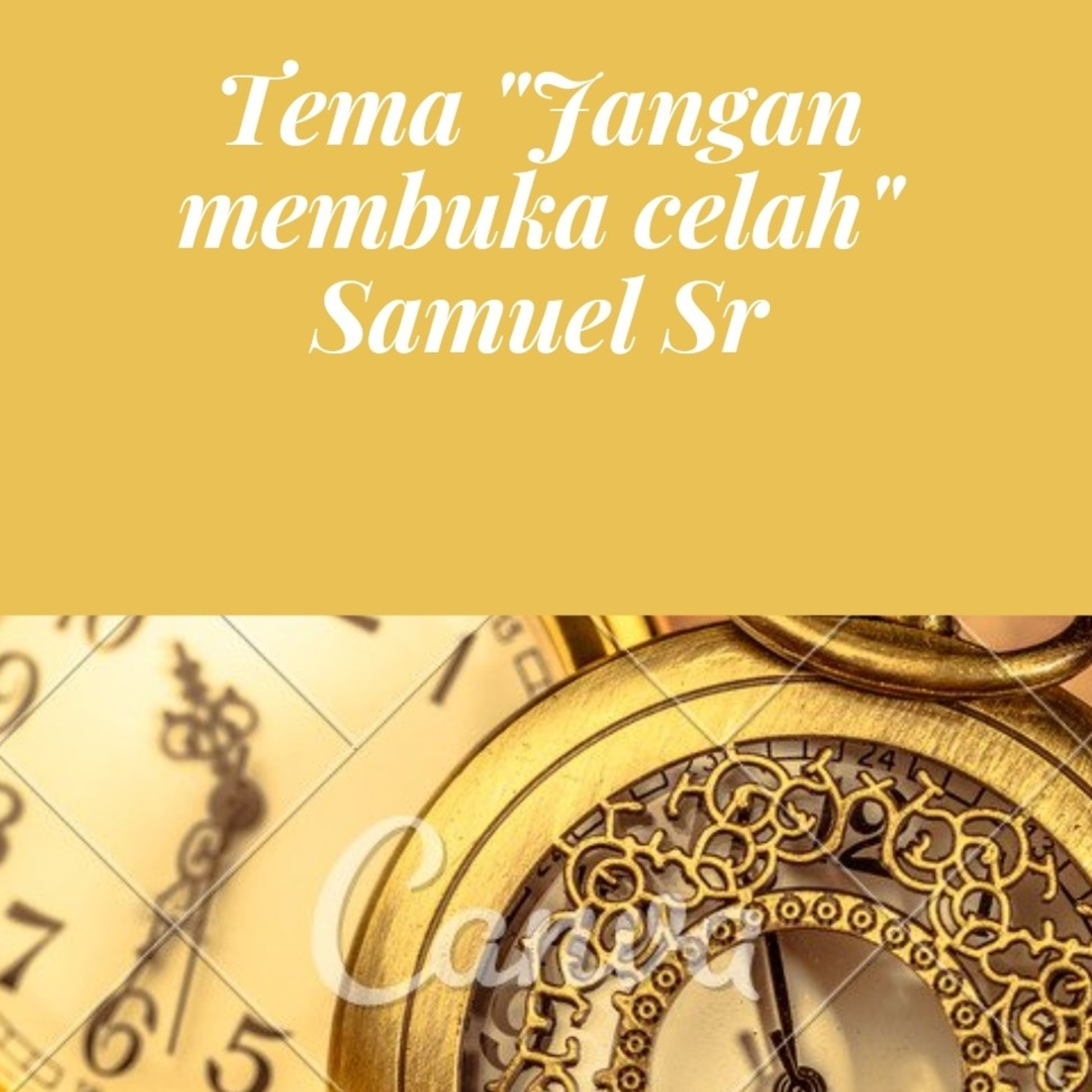 Renungan Tema "Jangan membuka celah" By Ps. Samuel  episode artwork