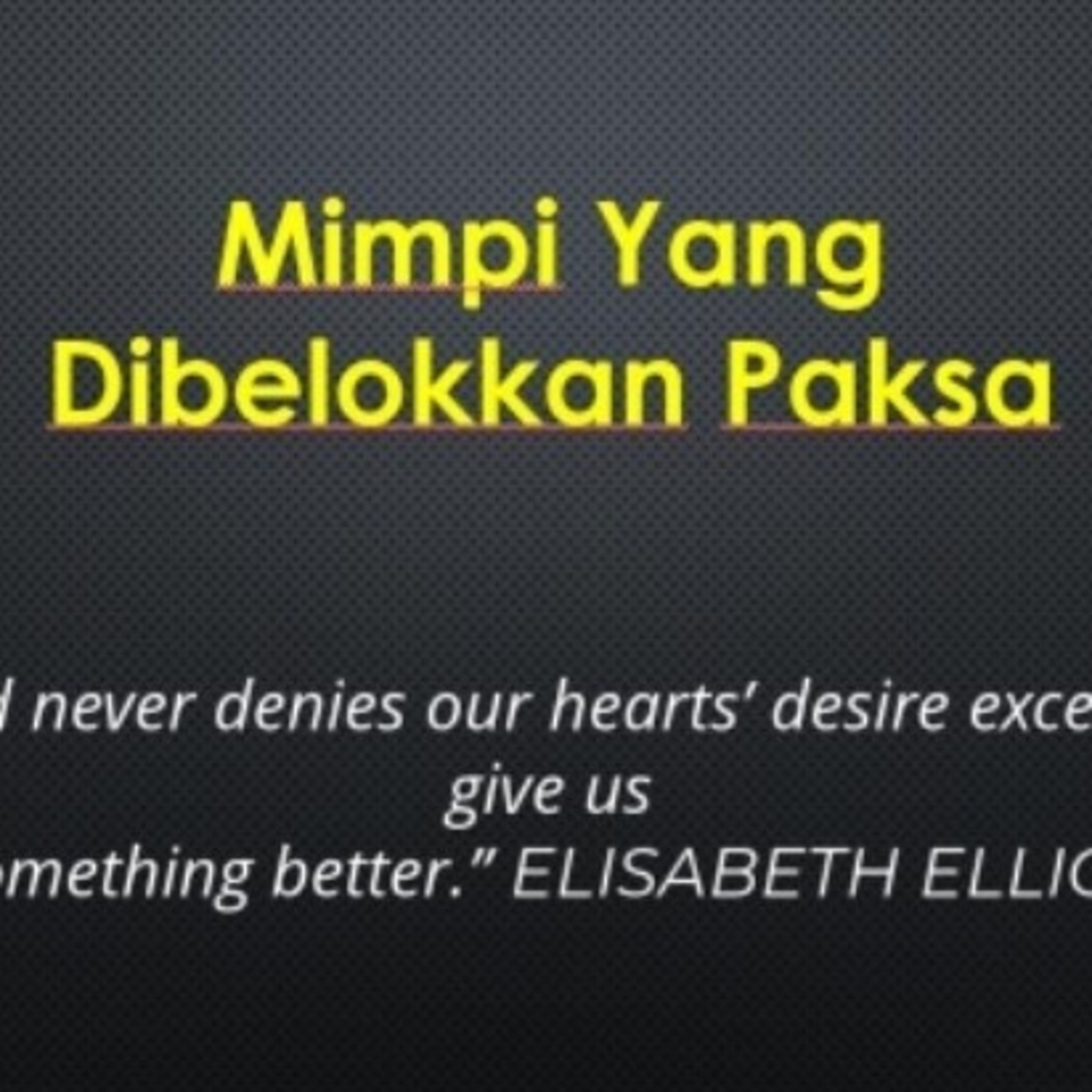 Zoominar Mimpi yang dibelikan paksa by Pe. Jowel z episode artwork