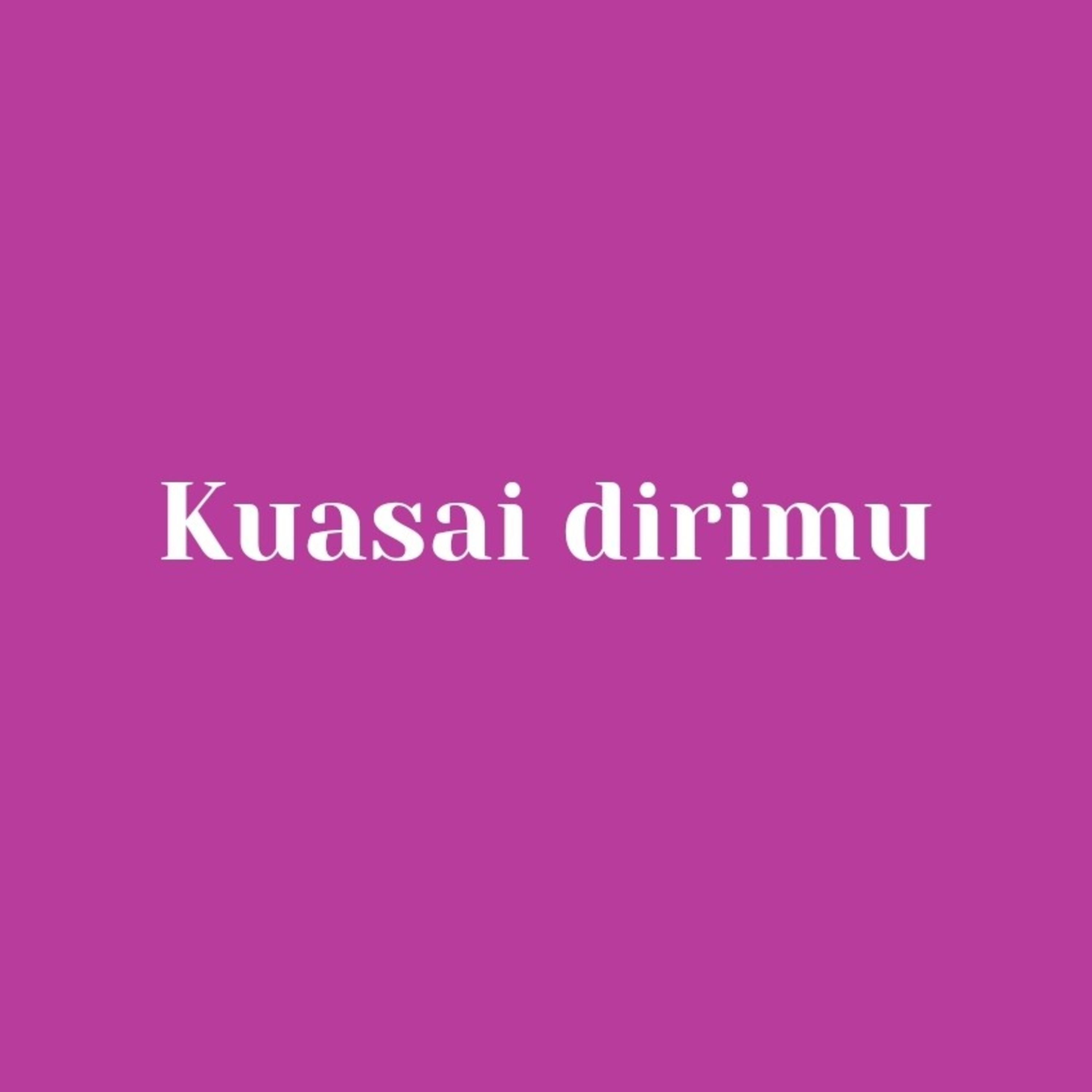 Renungan kuasai dirimu episode artwork