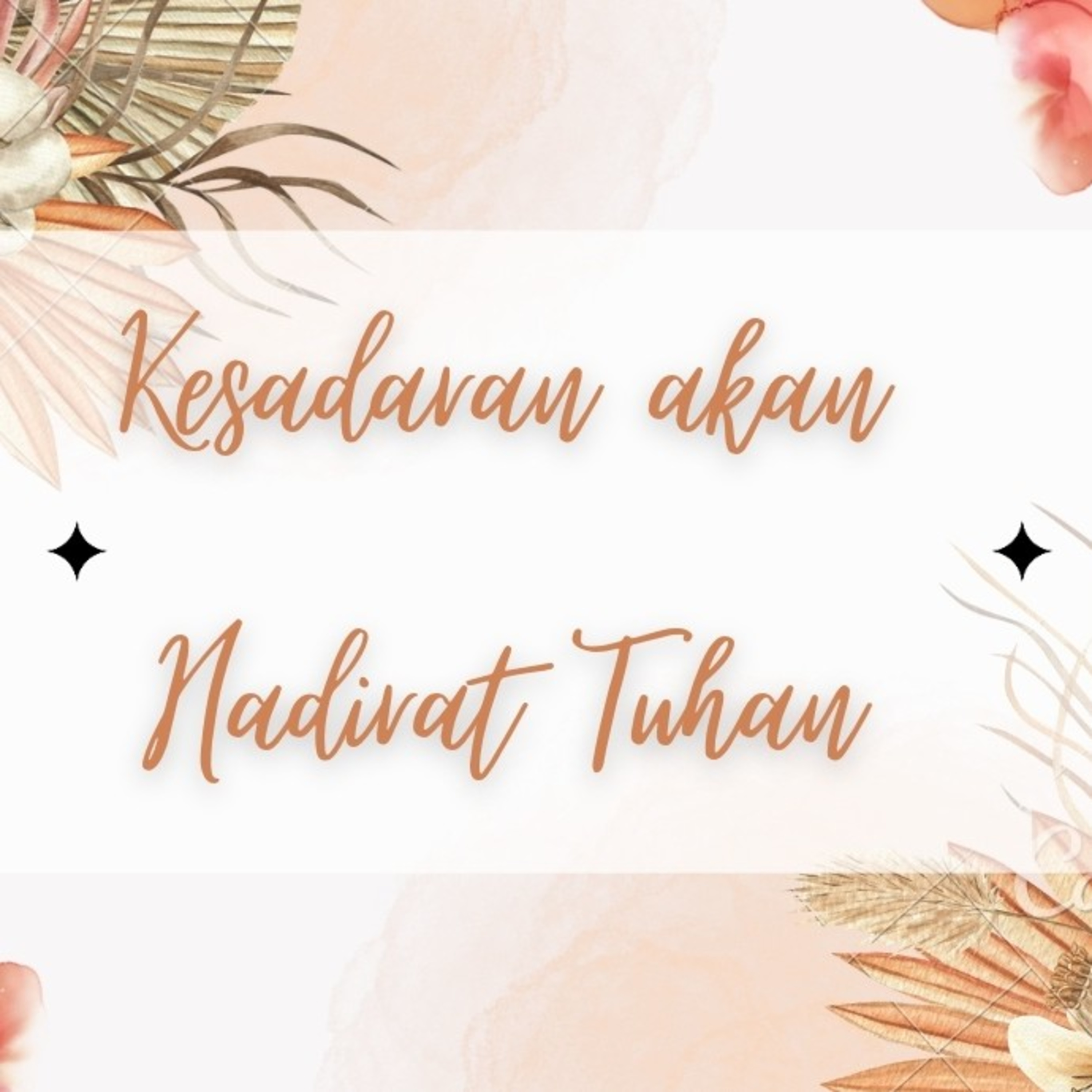 Renungan Kesadaran akan hadirat Tuhan  episode artwork