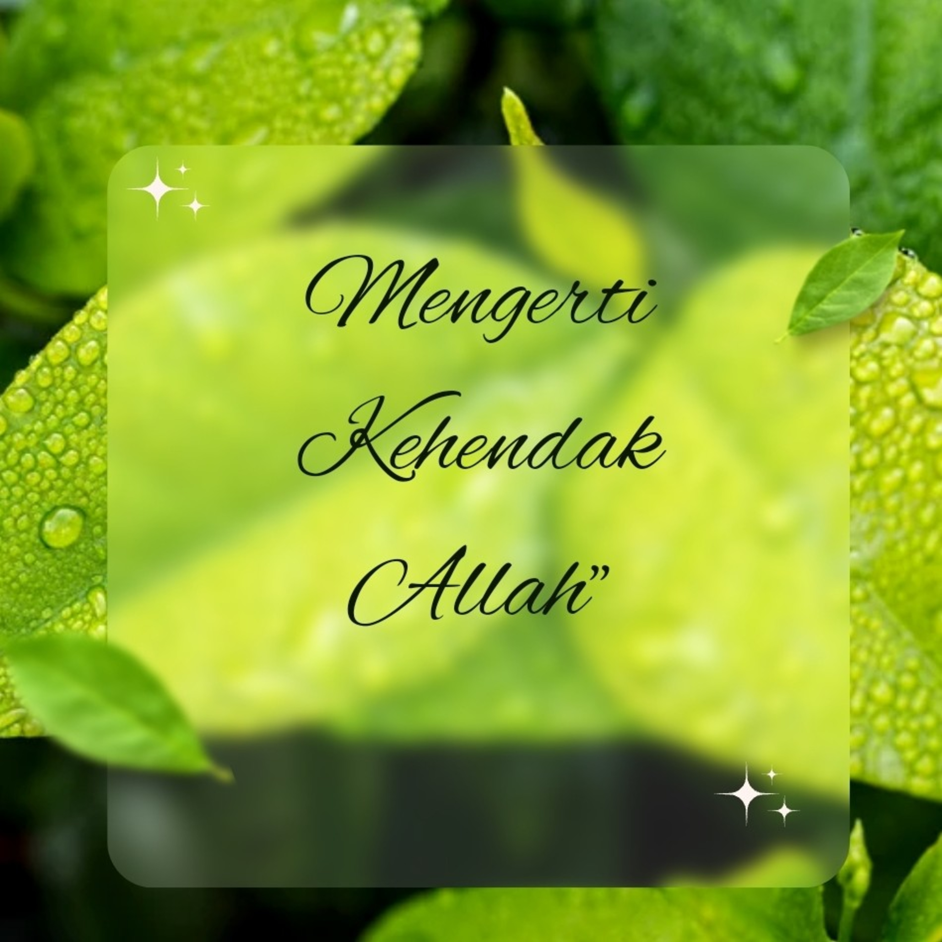 Renungan Tema "Mengerti Kehendak Allah" By Ps.Samuel episode artwork