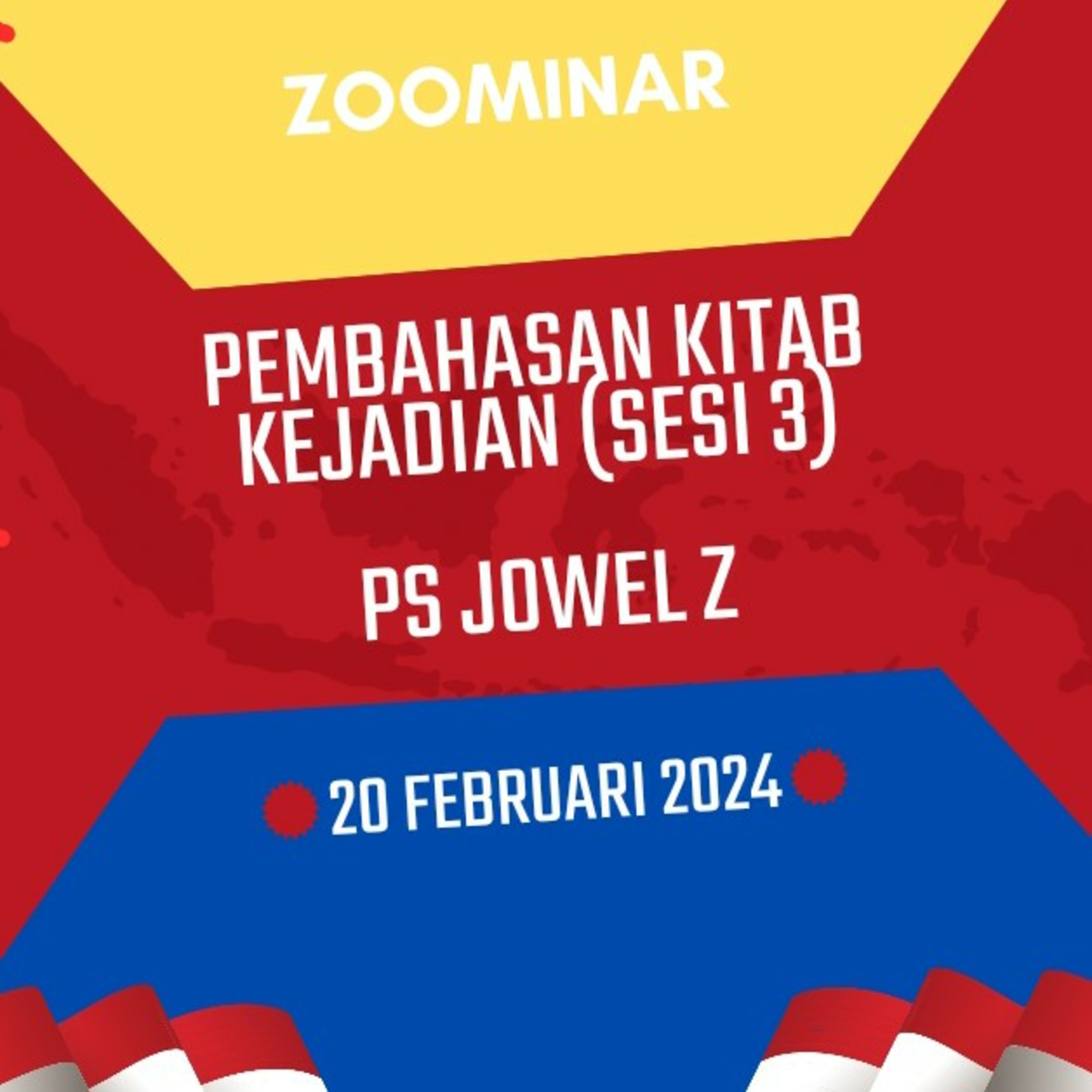Zoominar - Pembahasan Kitab Kejadian (Sesi 3) - Ps Jowel Elia - 19 Februari 2024 episode artwork