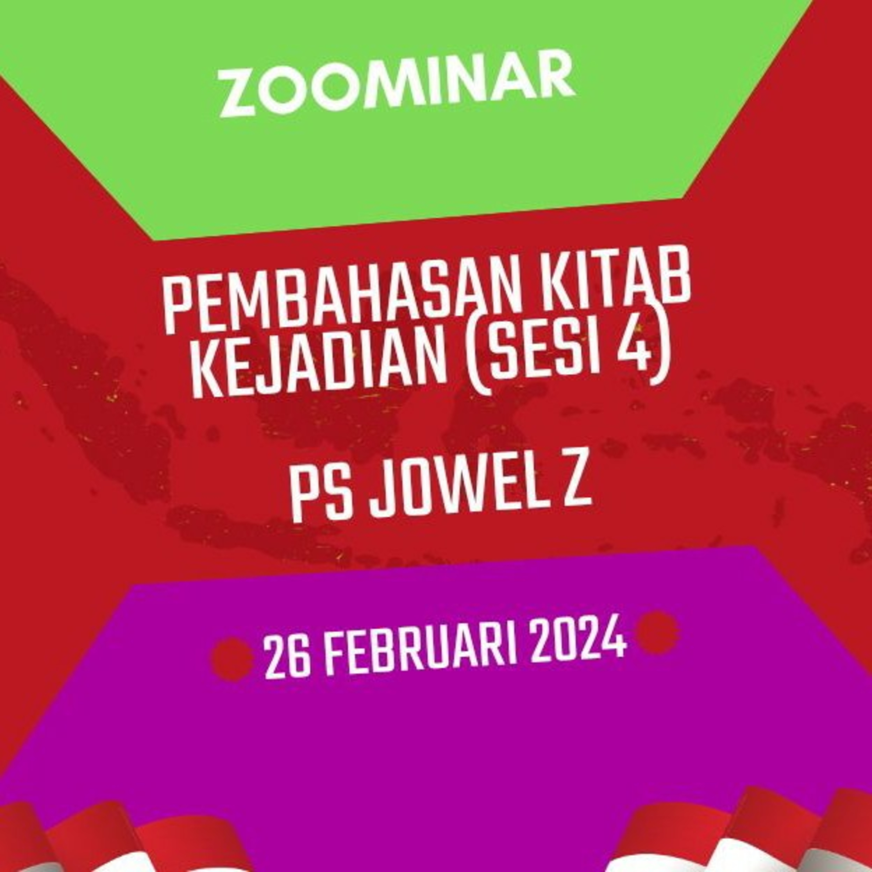 Zoominar - Pembahasan Kitab Kejadian (Sesi 4) - Ps Jowel Elia - 26 Februari 2024 episode artwork