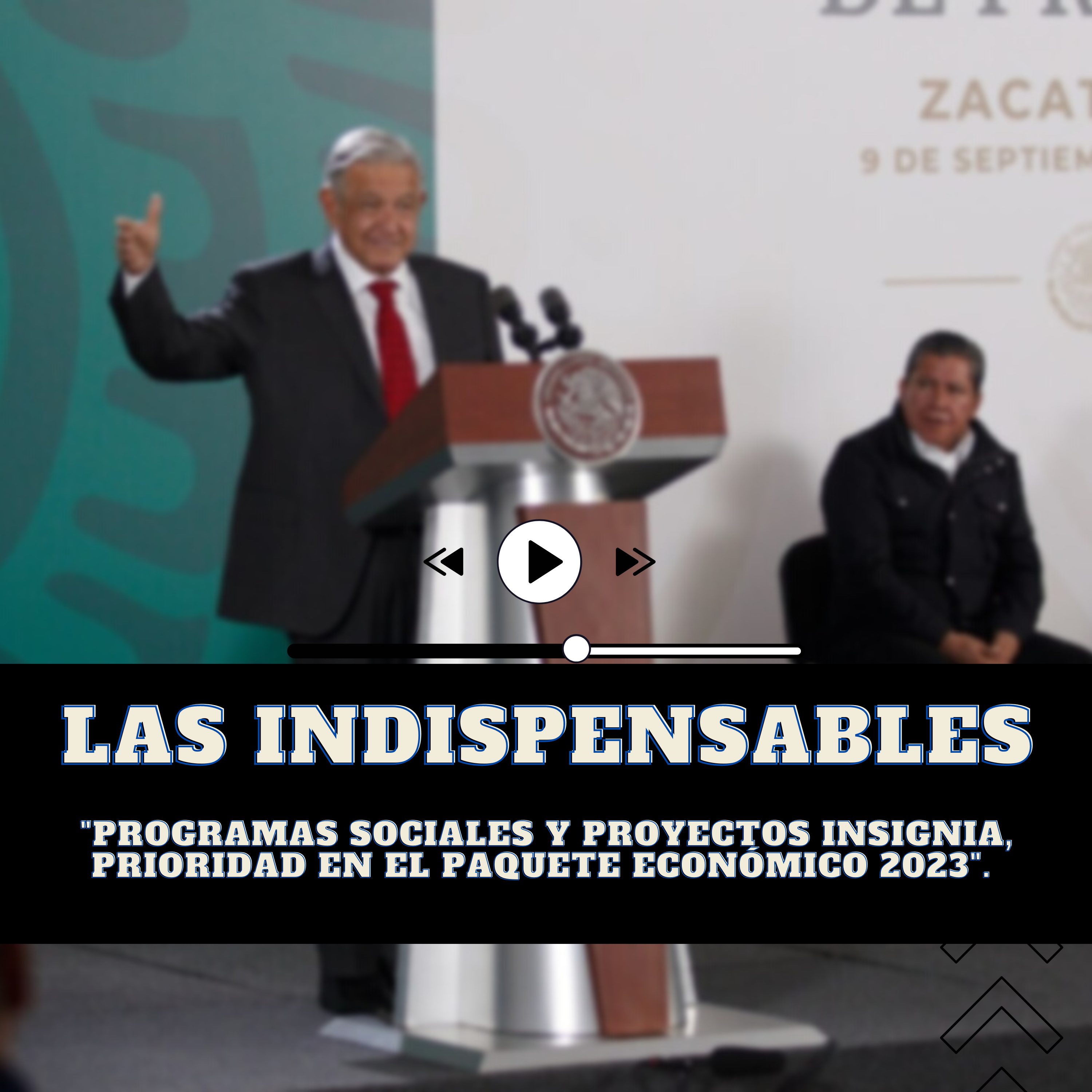 Programas sociales y proyectos insignia, prioridad en el Paquete Económico 2023. episode artwork