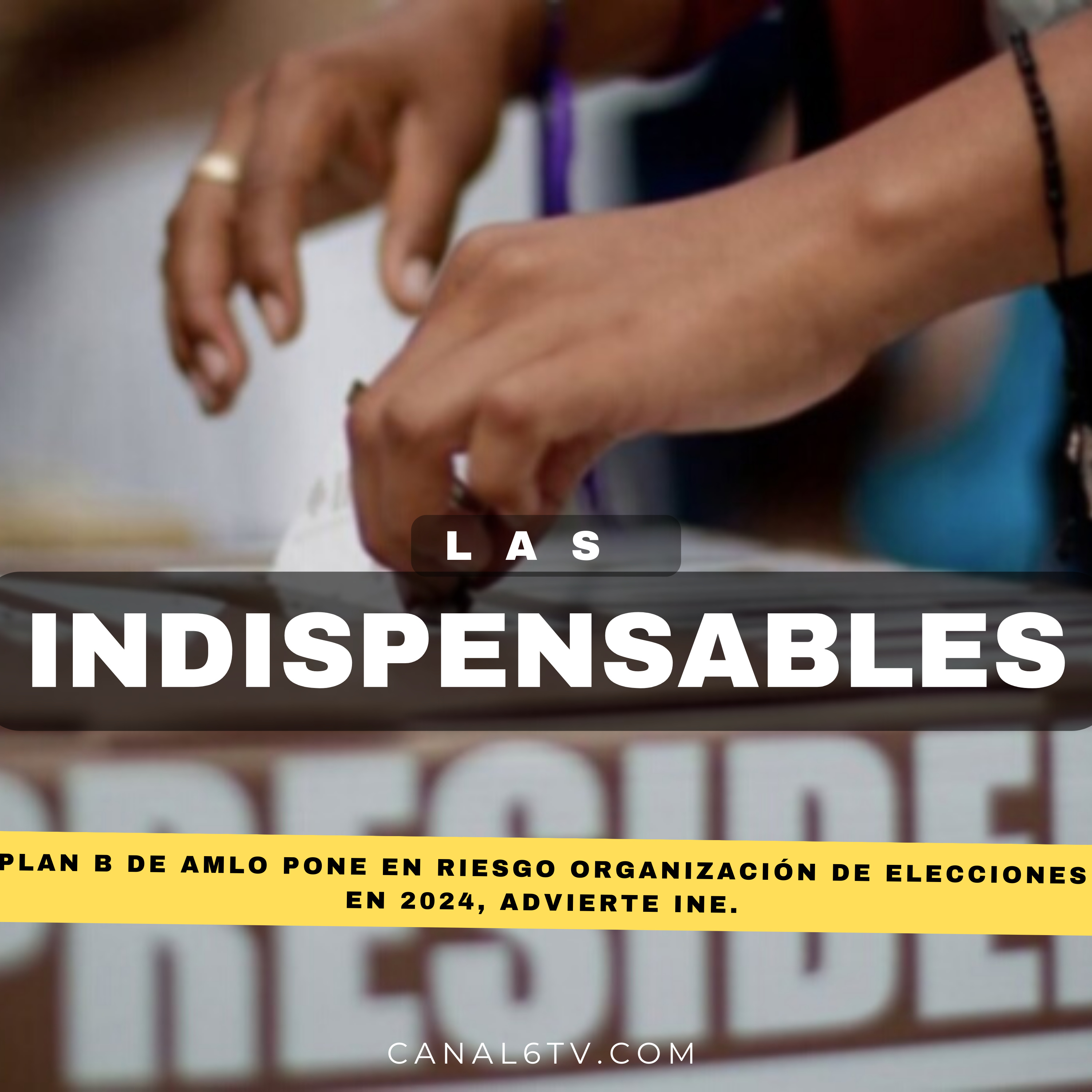 Plan B de AMLO pone en riesgo organización de elecciones en 2024, advierte INE. episode artwork