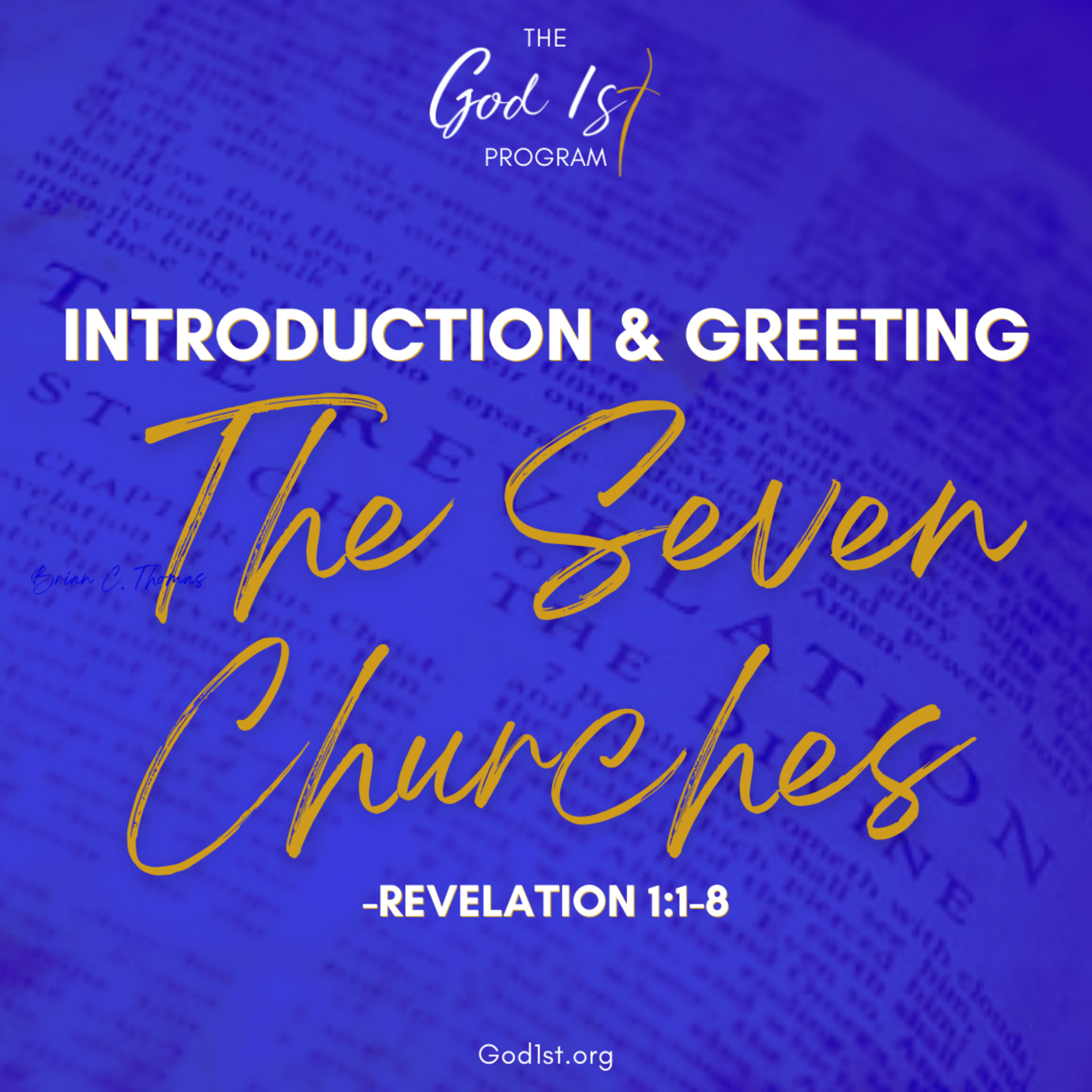 Introduction & Greeting the Seven Churches - Revelation 1:1-8 episode artwork