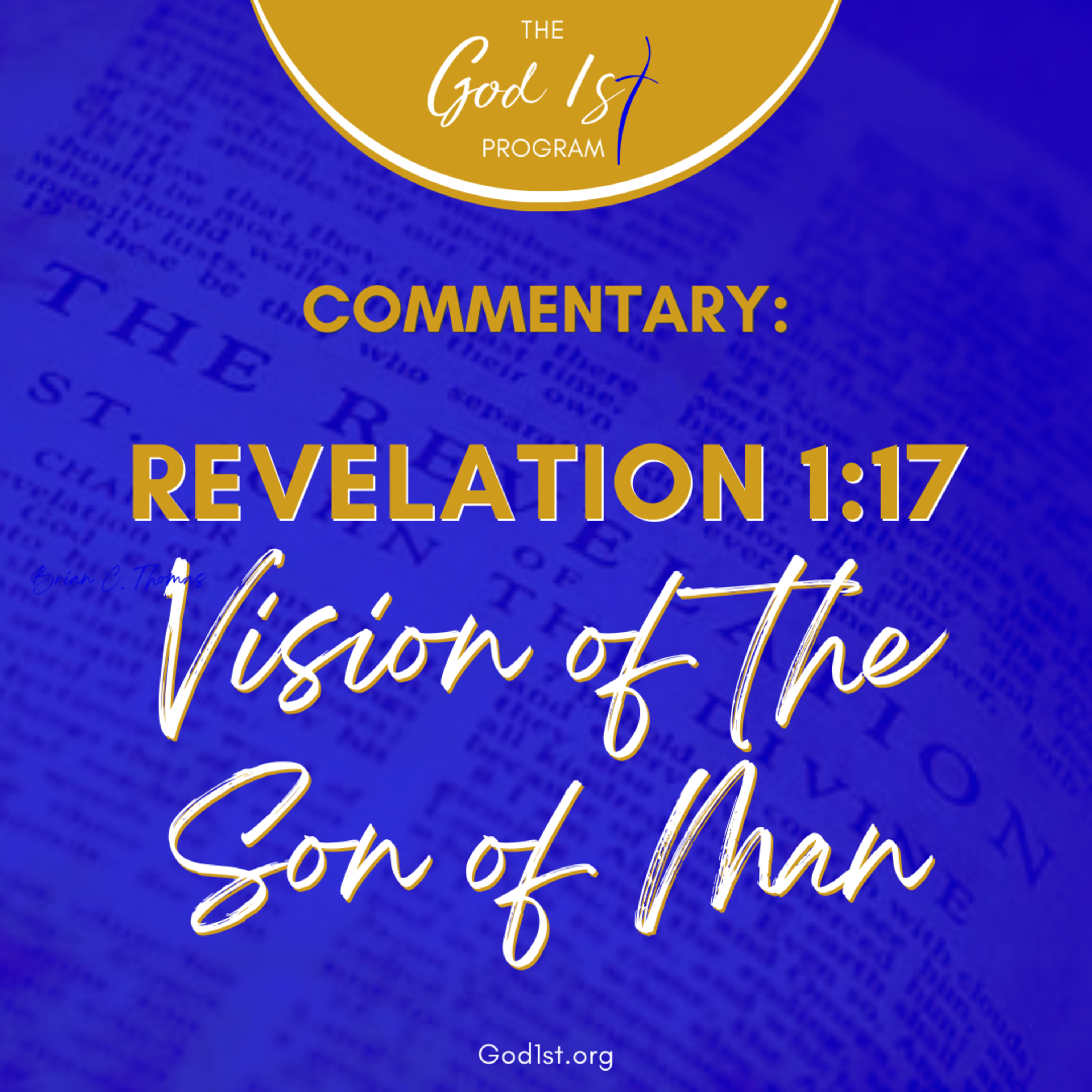 Revelation 1:17 - Vision of the Son of Man episode artwork
