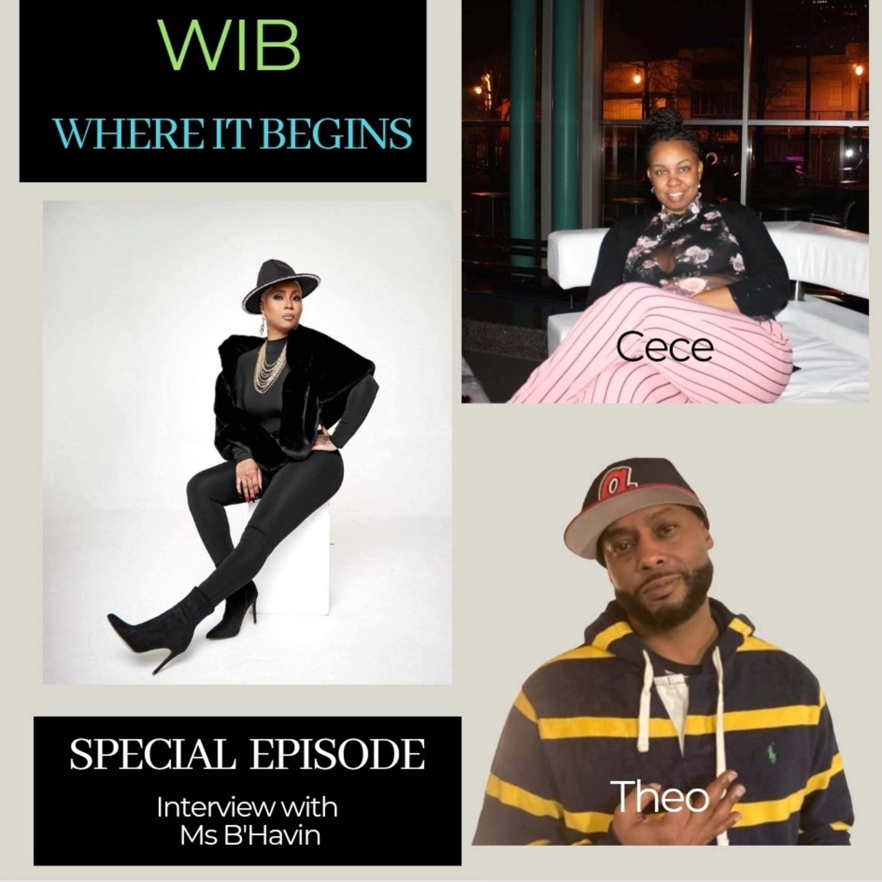 Where it Begins interview with Ms. B'Havin with Co-Host Theo with IModelBooth  episode artwork