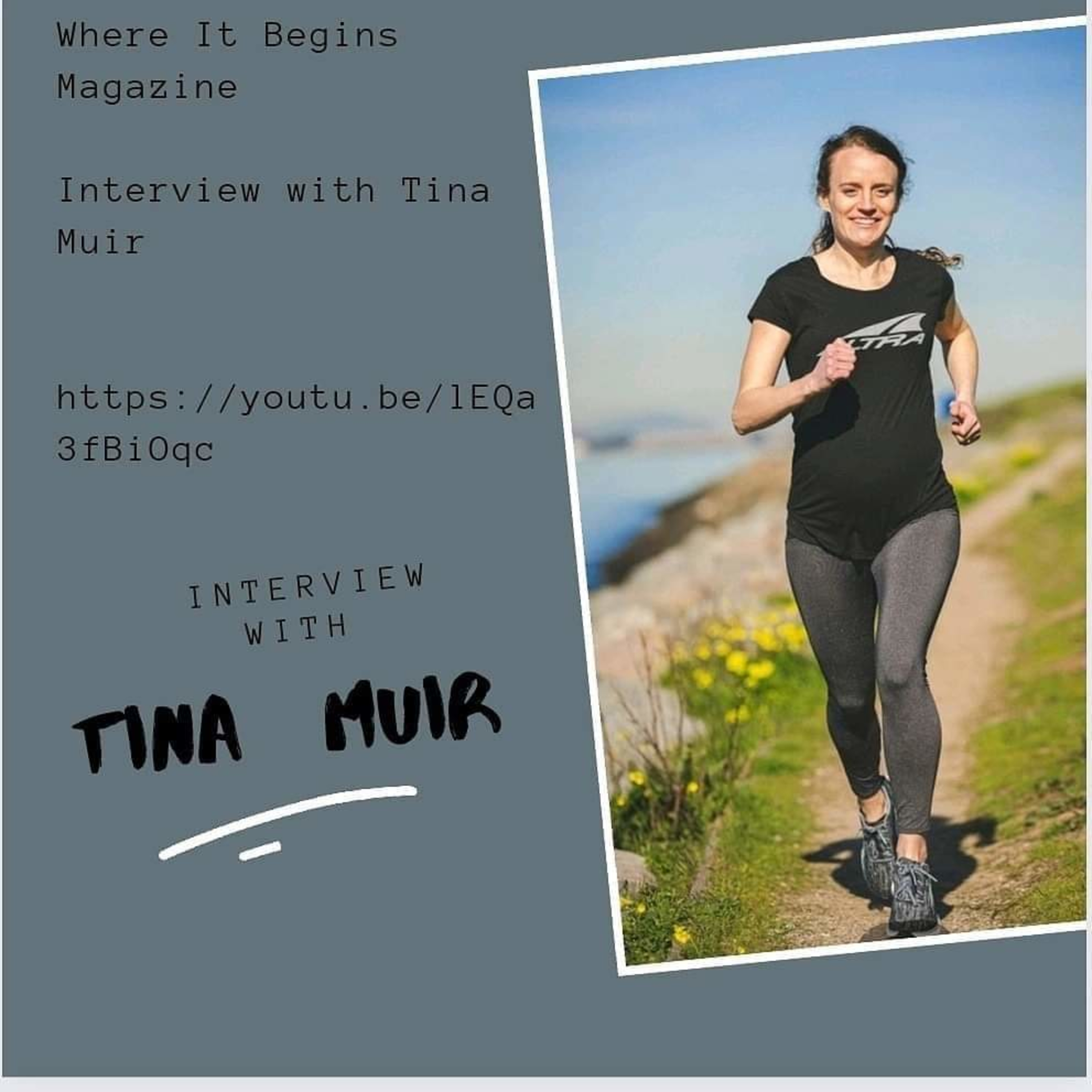 Where it Begins interview with Tina Muir Founder of Running For Real episode artwork