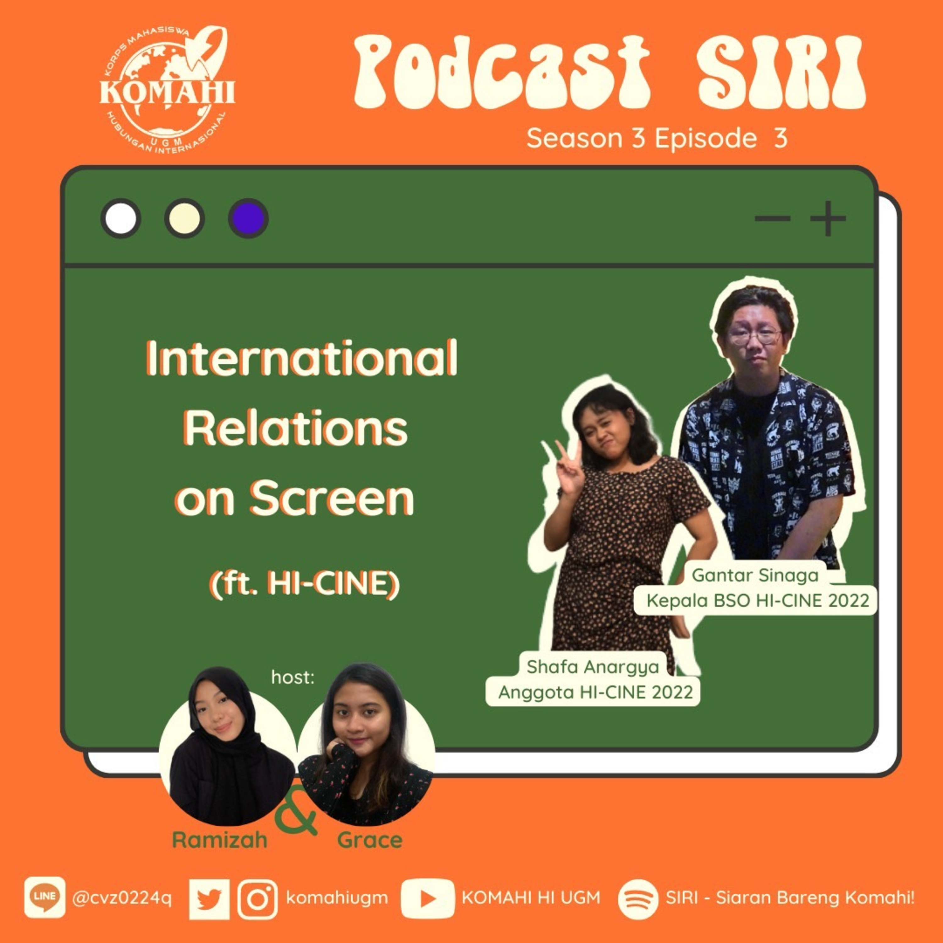 S3 Ep. 3 SIRI: International Relations on Screen (ft. HI-CINE) [Part 1]