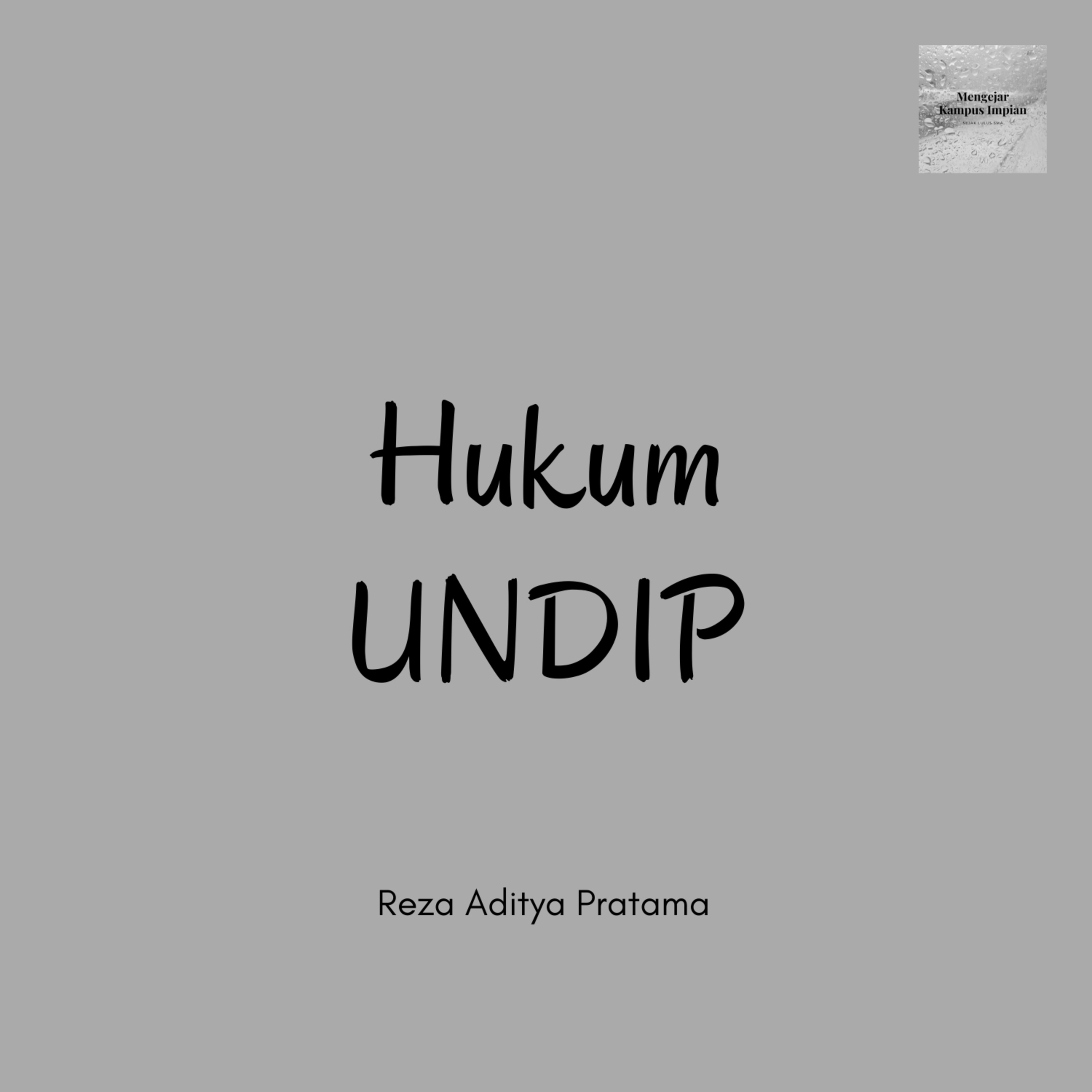 Eps.1 - Mau cepet kerja malah disuruh kuliah (Hukum UNDIP) episode artwork