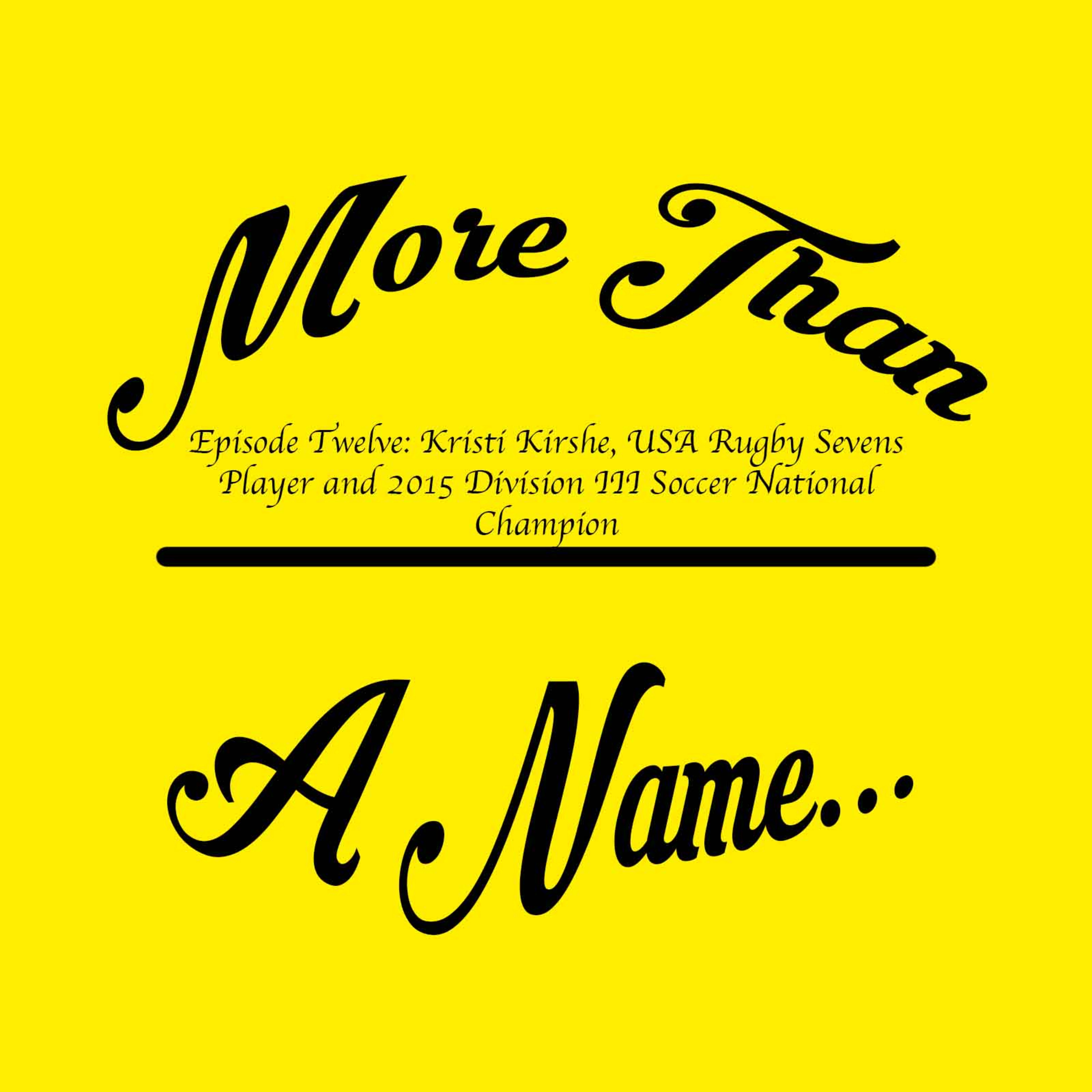 More Than A Name...