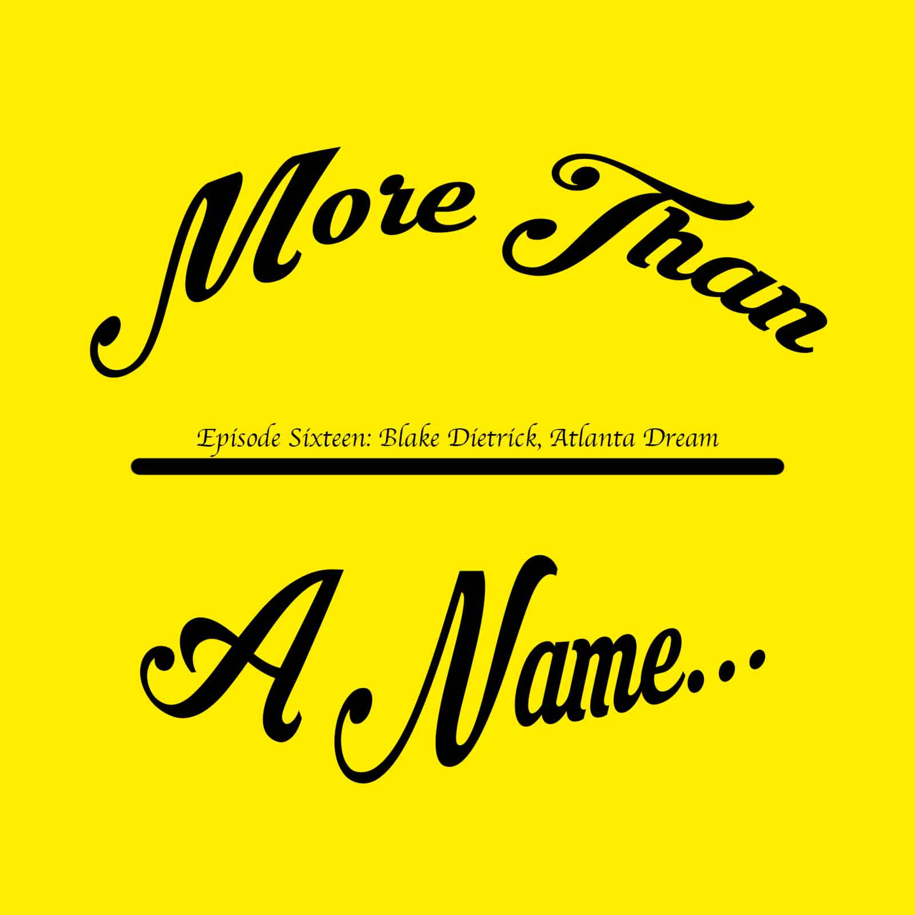 More Than A Name...