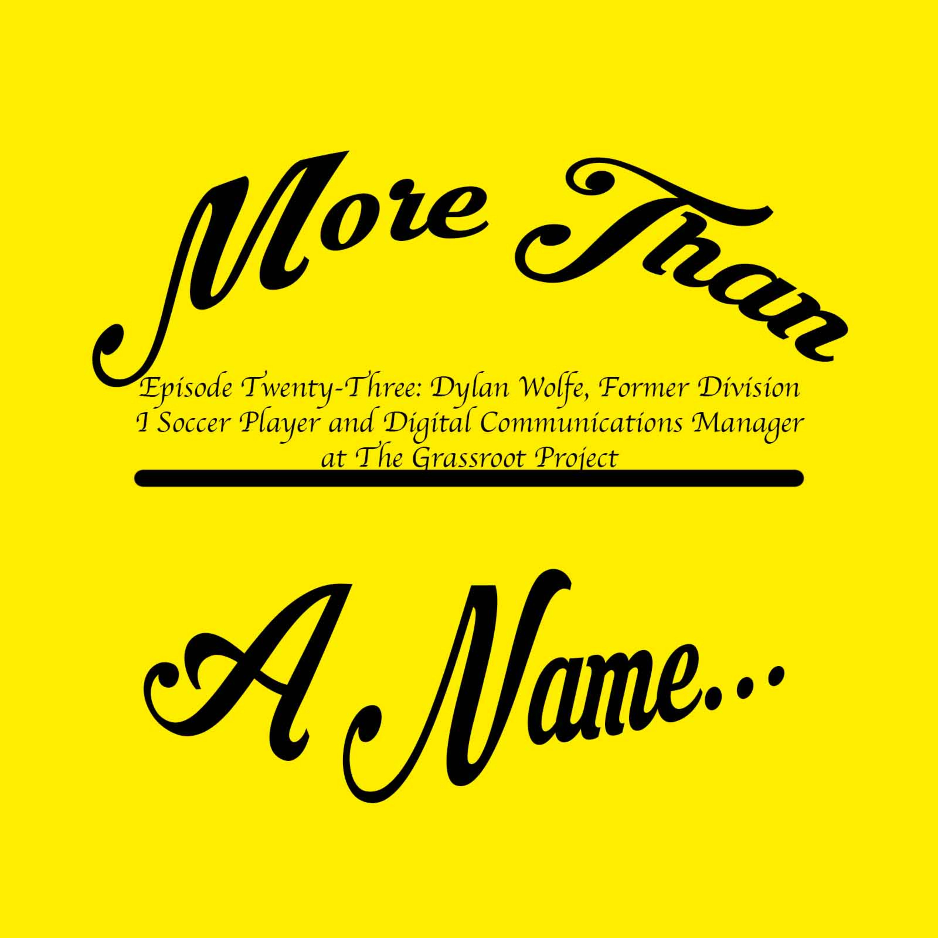 More Than A Name...