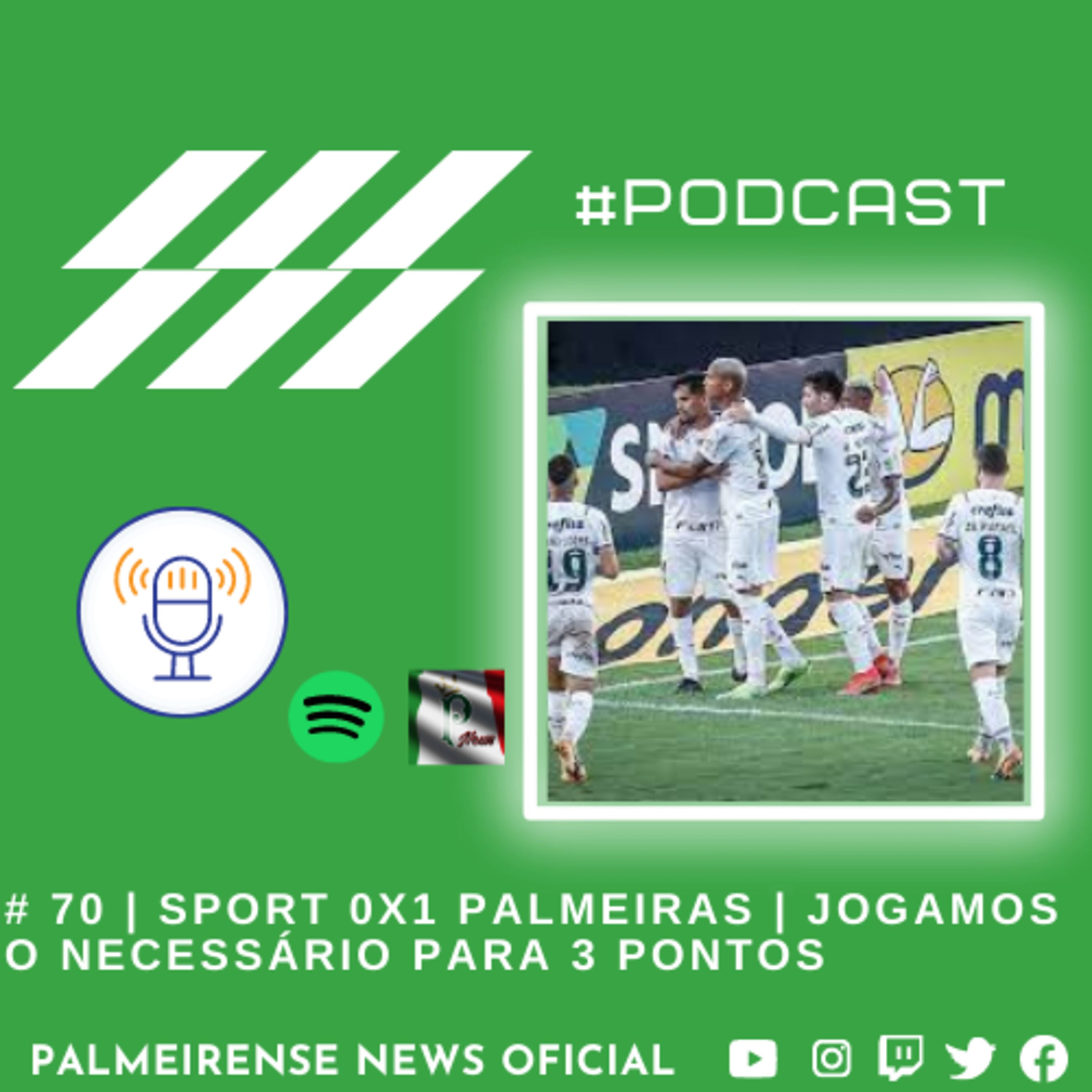 # 70 | SPORT 0X1 PALMEIRAS | JOGAMOS O NECESSÁRIO PARA 3 PONTOS  episode artwork