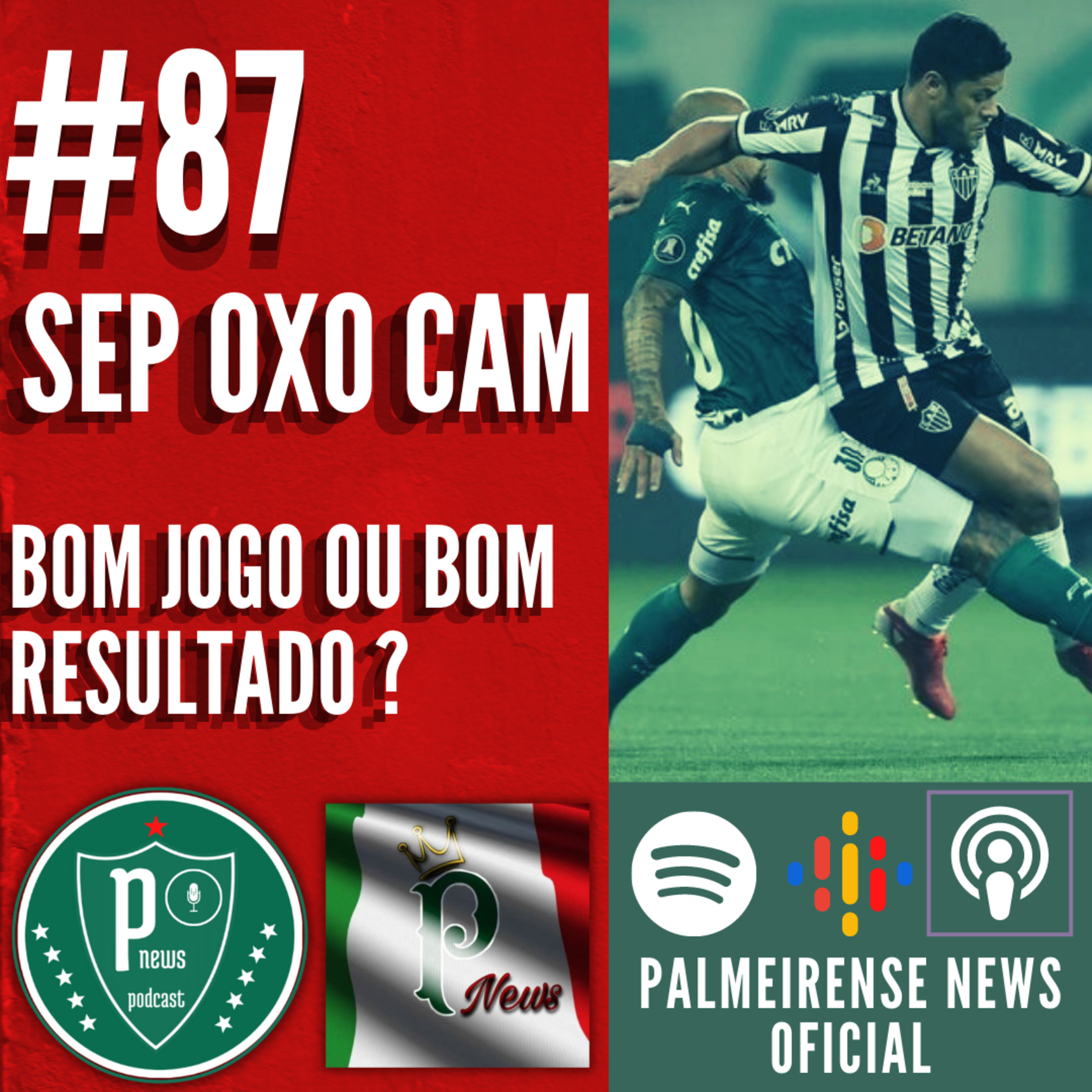 #87 - PALMEIRAS 0X0 ATLÉTICO MG PÓS JOGO - DÉRBI DE SÁBADO - DÉRBI FEMININO FINAL episode artwork