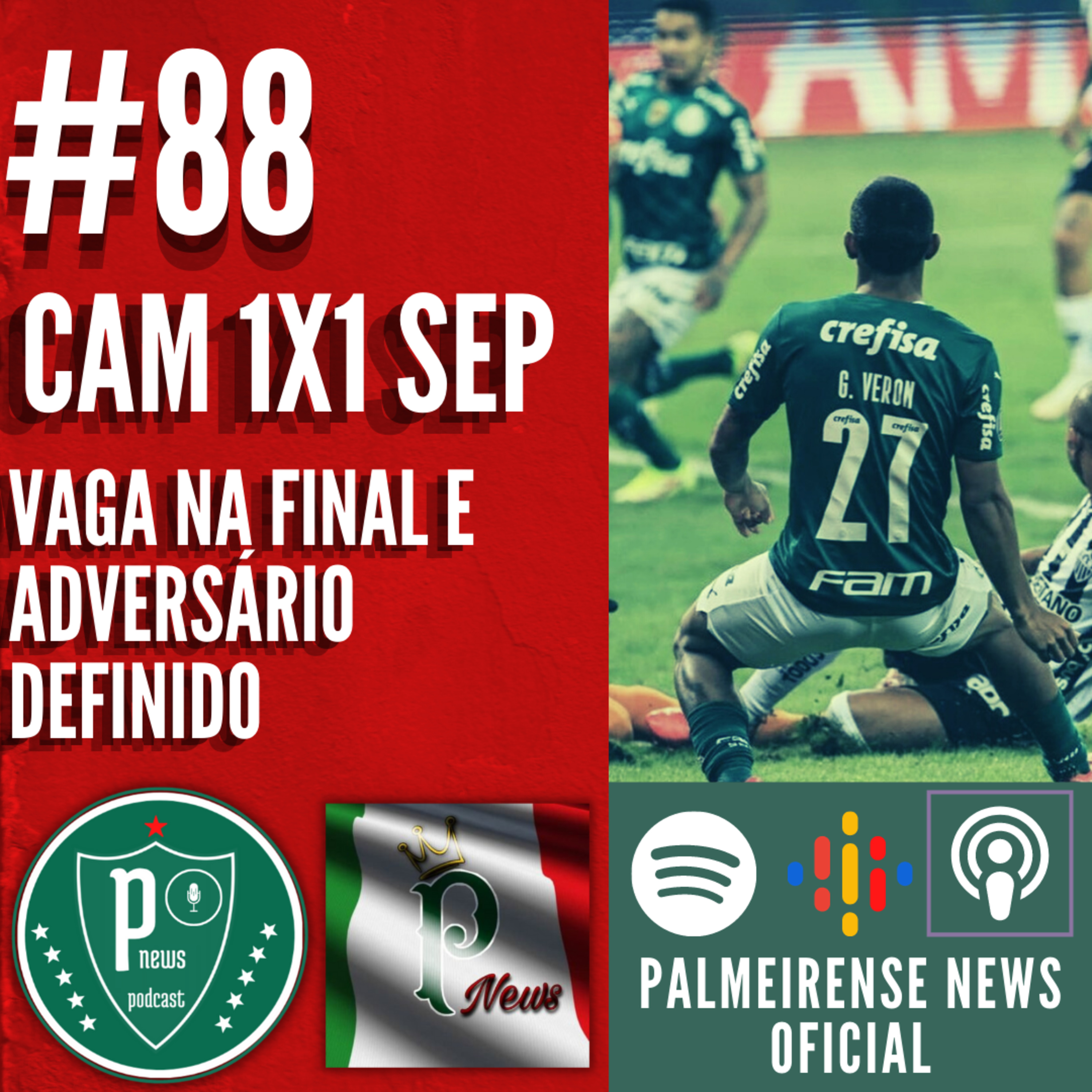 #88 | ATLÉTICO MG 1X1 PALMEIRAS | VAGA NA FINAL E ADVERSÁRIO DEFINIDO. episode artwork