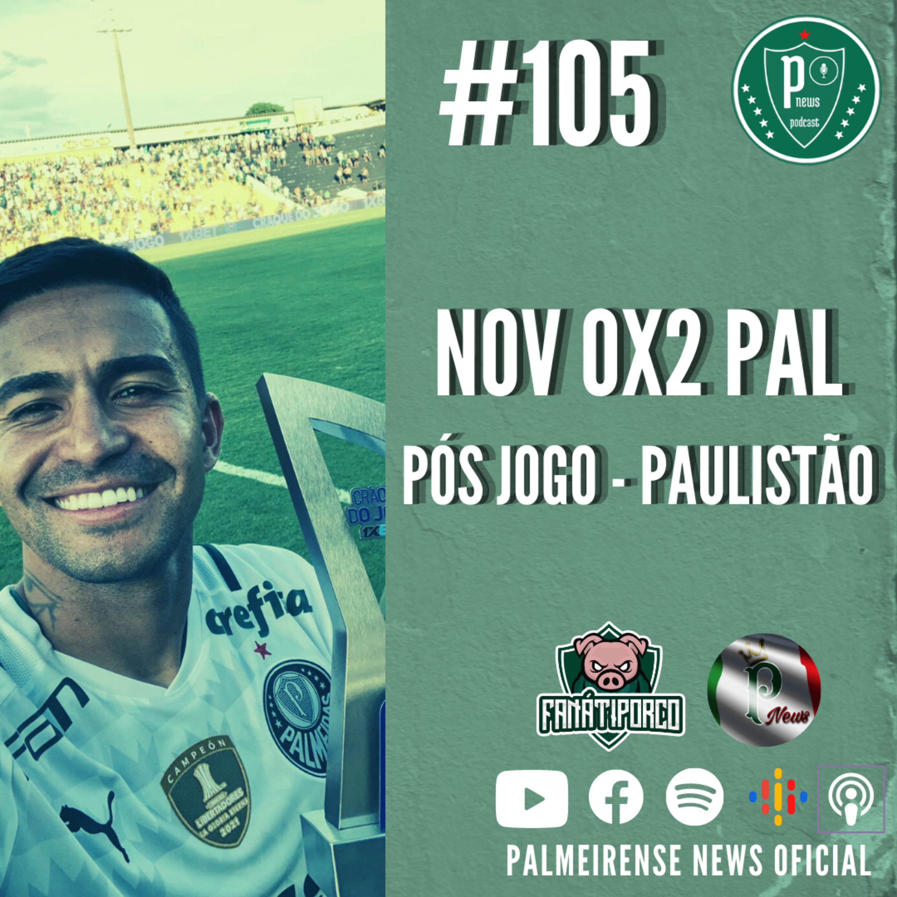 #105 - NOVORIZONTINO 0X2 PALMEIRAS - ESTRÉIA E TRÊS PONTOS NA CONTA !  episode artwork