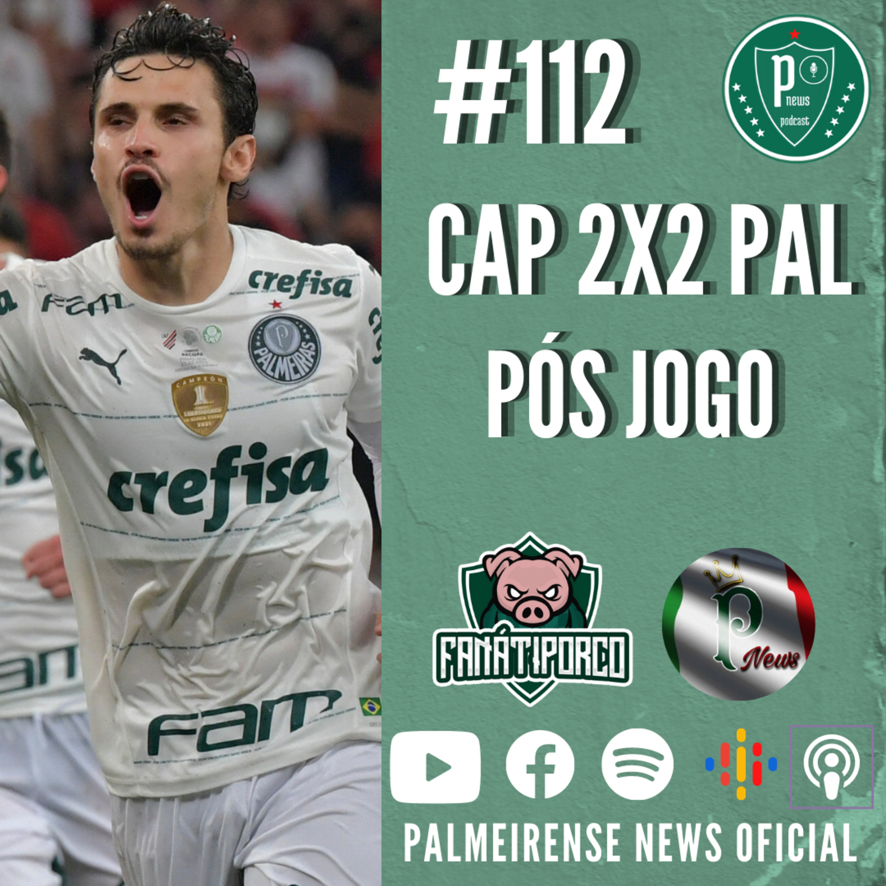 #112 - ATHLETICO 2X2 PALMEIRAS - DEUS É BOM O TEMPO TODO E MANTEVE O VEIGA OS 90 MIN  episode artwork