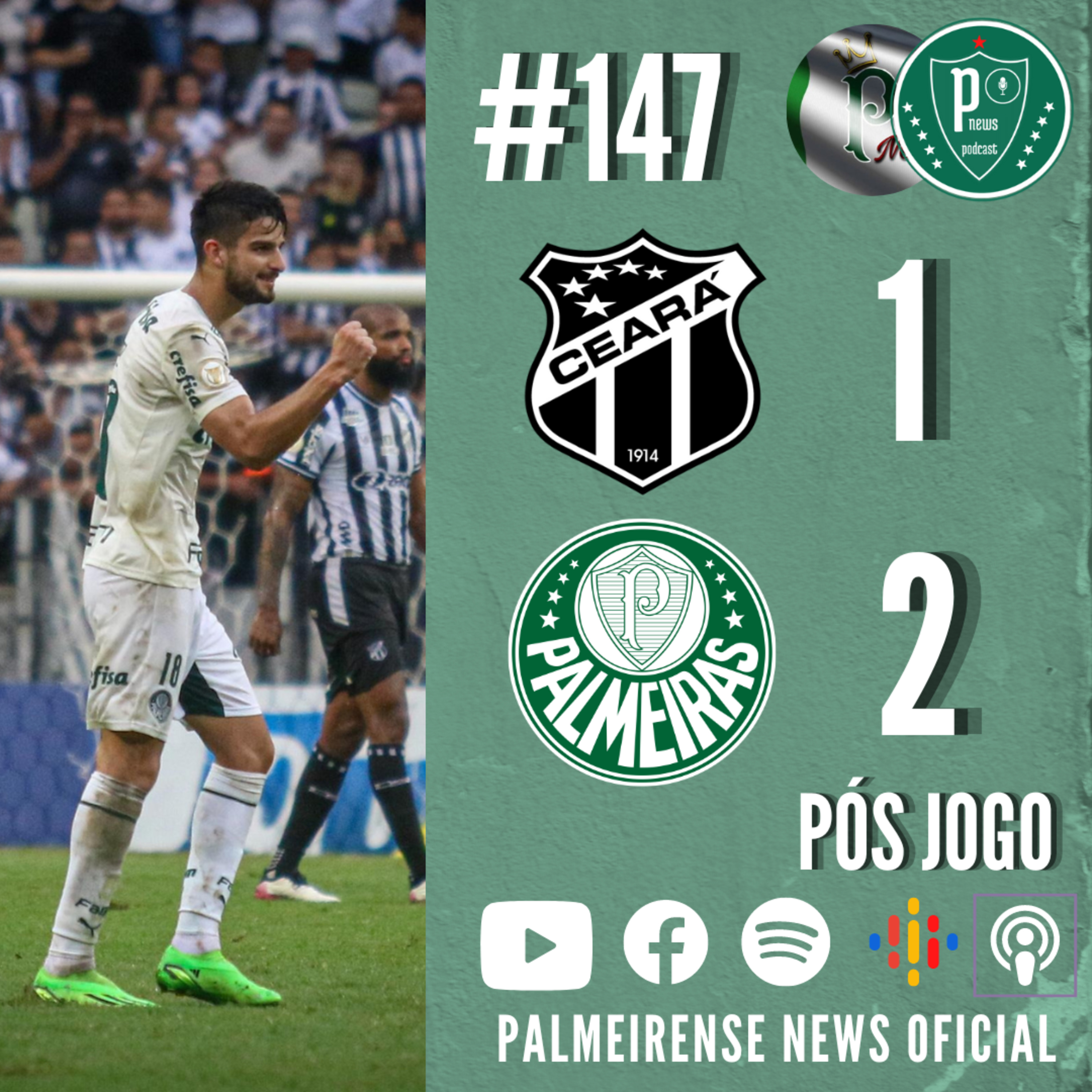 #147 | CEARÁ 1X2 PALMEIRAS | PÓS JOGO | CONTRA TUDO E CONTRA TODOS !  episode artwork