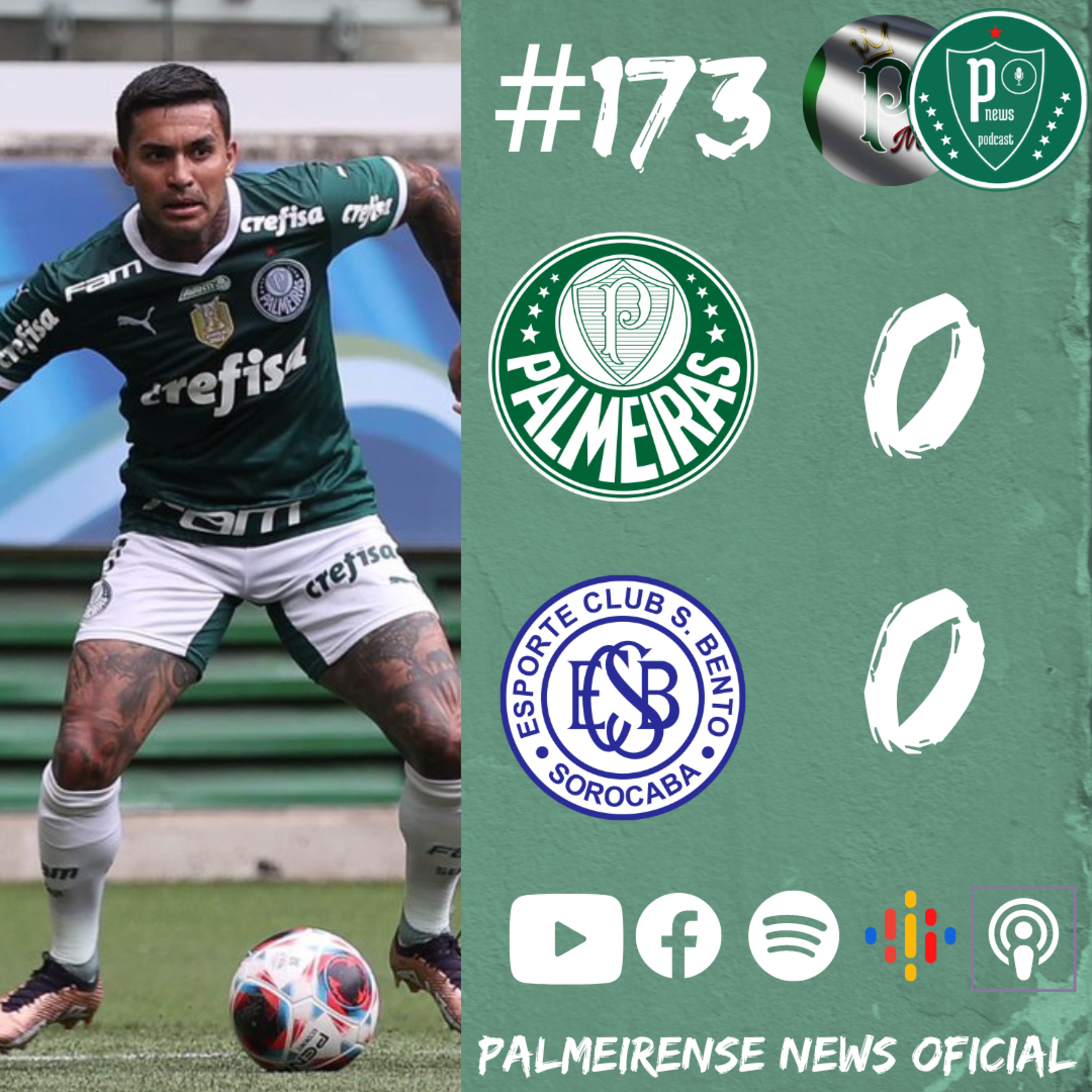 #173 | PALMEIRAS 0X0 SÃO BENTO | PÓS JOGO | + CLASSIFICAÇÃO NA COPINHA  episode artwork
