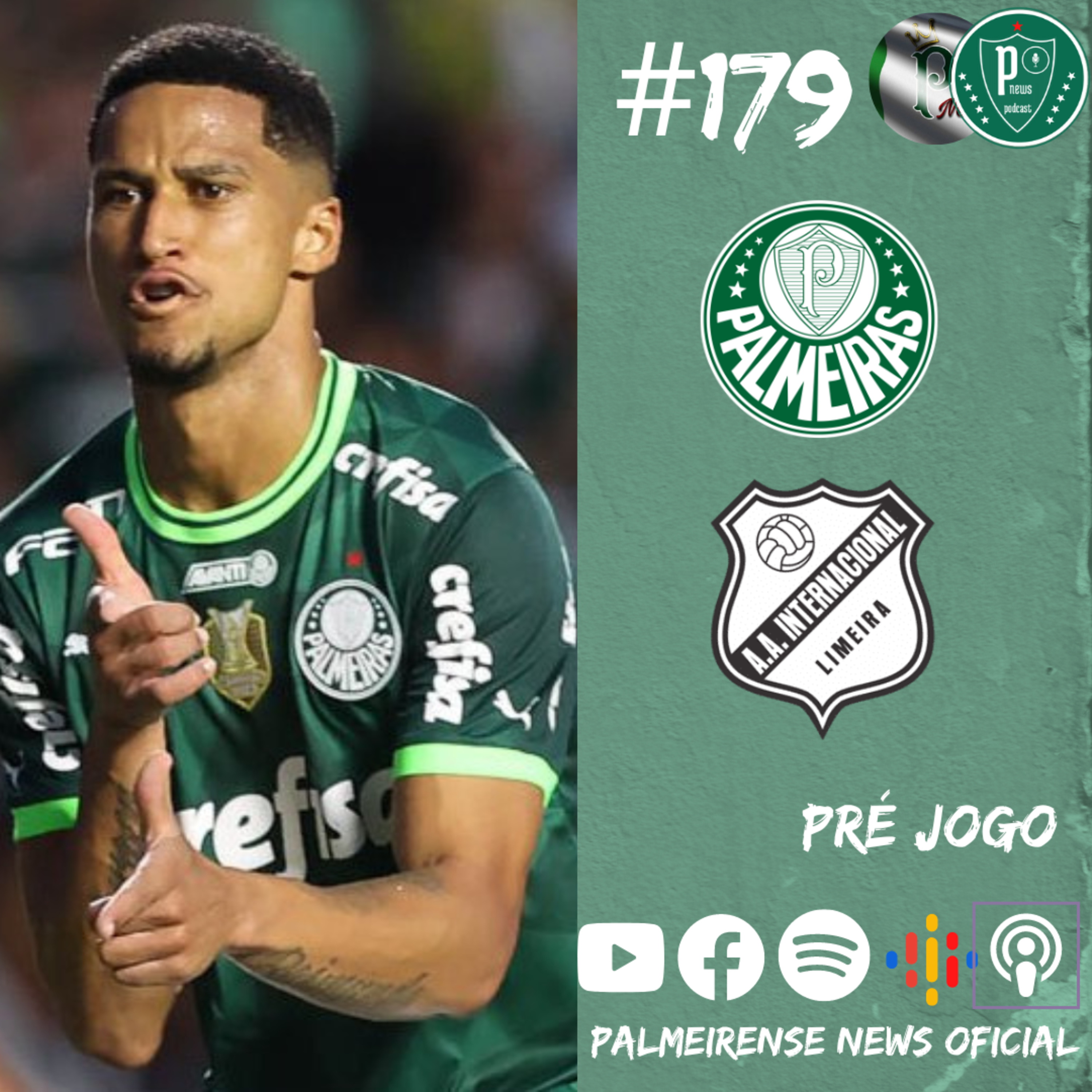 #179 | PRÉ JOGO | PALMEIRAS X INTER DE LIMEIRA | MALVADÃO ELIMINADO | GIRO DE NOTÍCIAS  episode artwork