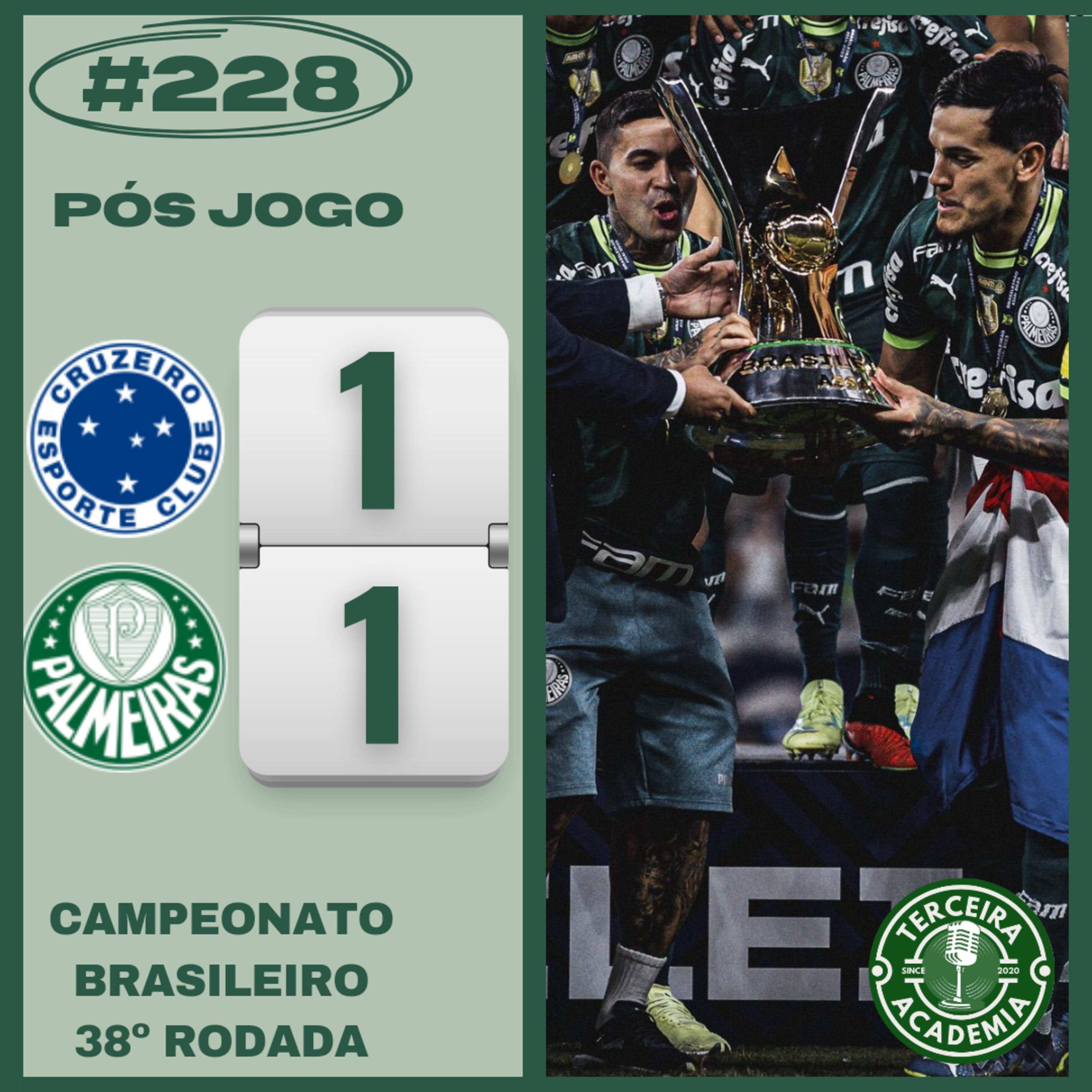 #228 | CRUZEIRO 1X1 PALMEIRAS | O RIVAL ESCOLHE A ÉPOCA QUE TEMOS MAIS TAÇAS  episode artwork