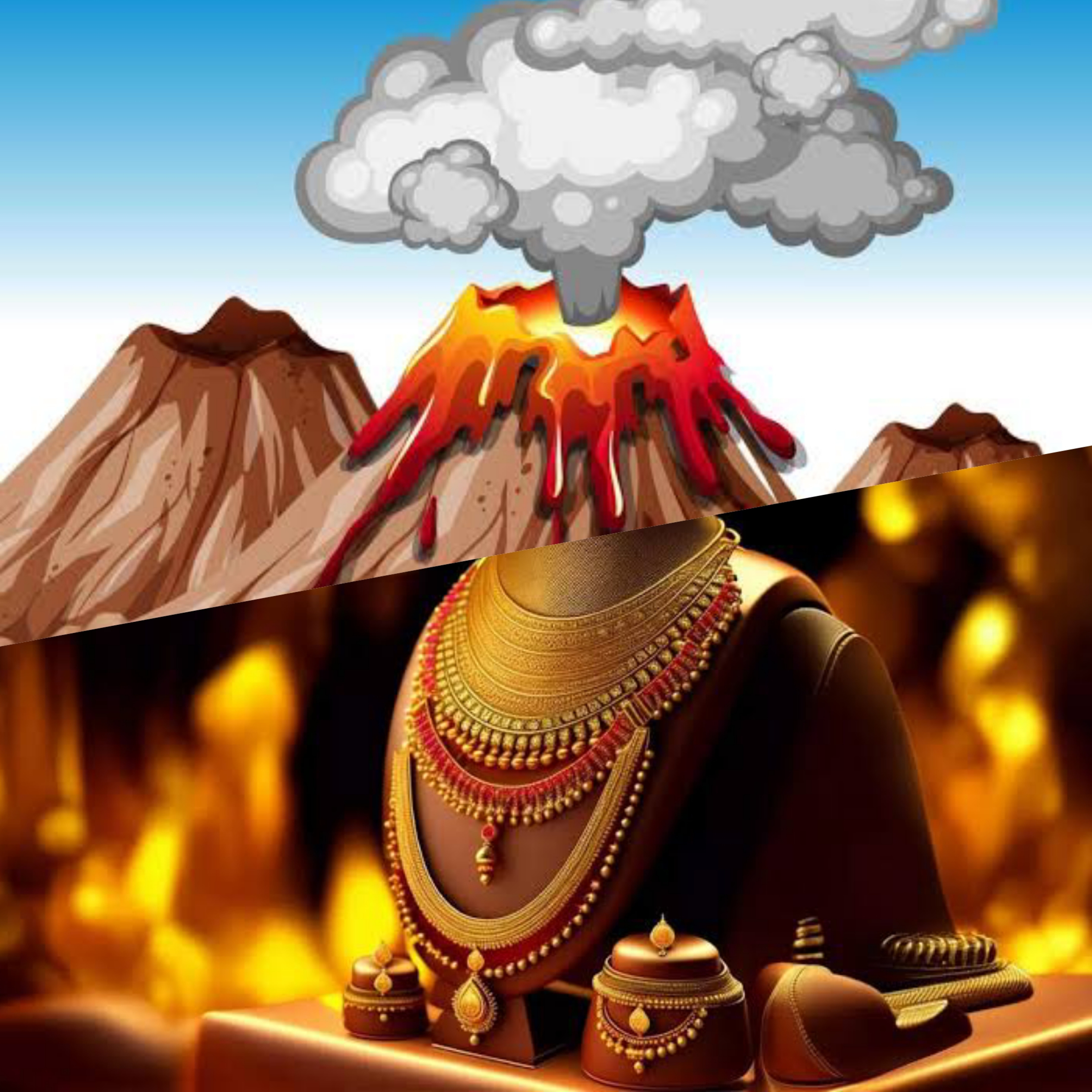 எரிமலைக் குழம்பு வெளிவந்தவுடன் தங்கமாக மாறினார் episode artwork